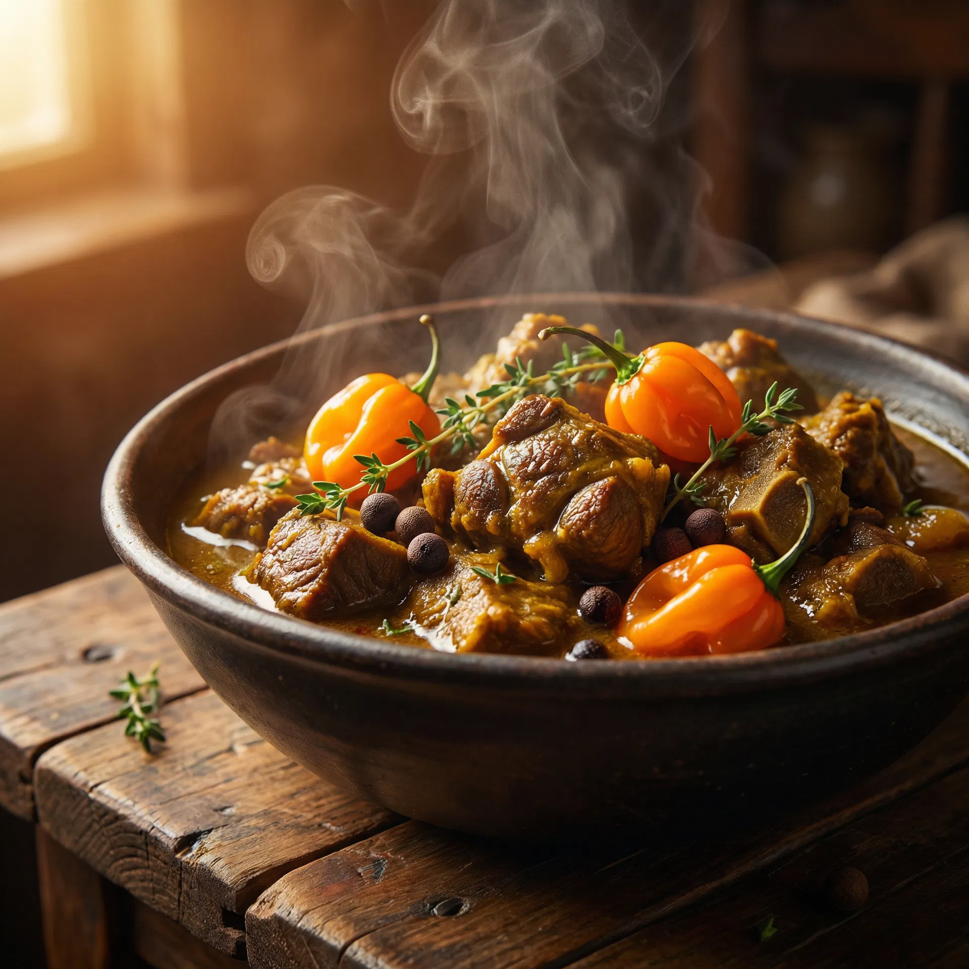 Authentic Jamaican curry goat