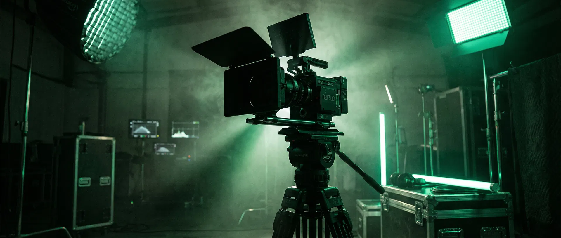 Professional videography production set