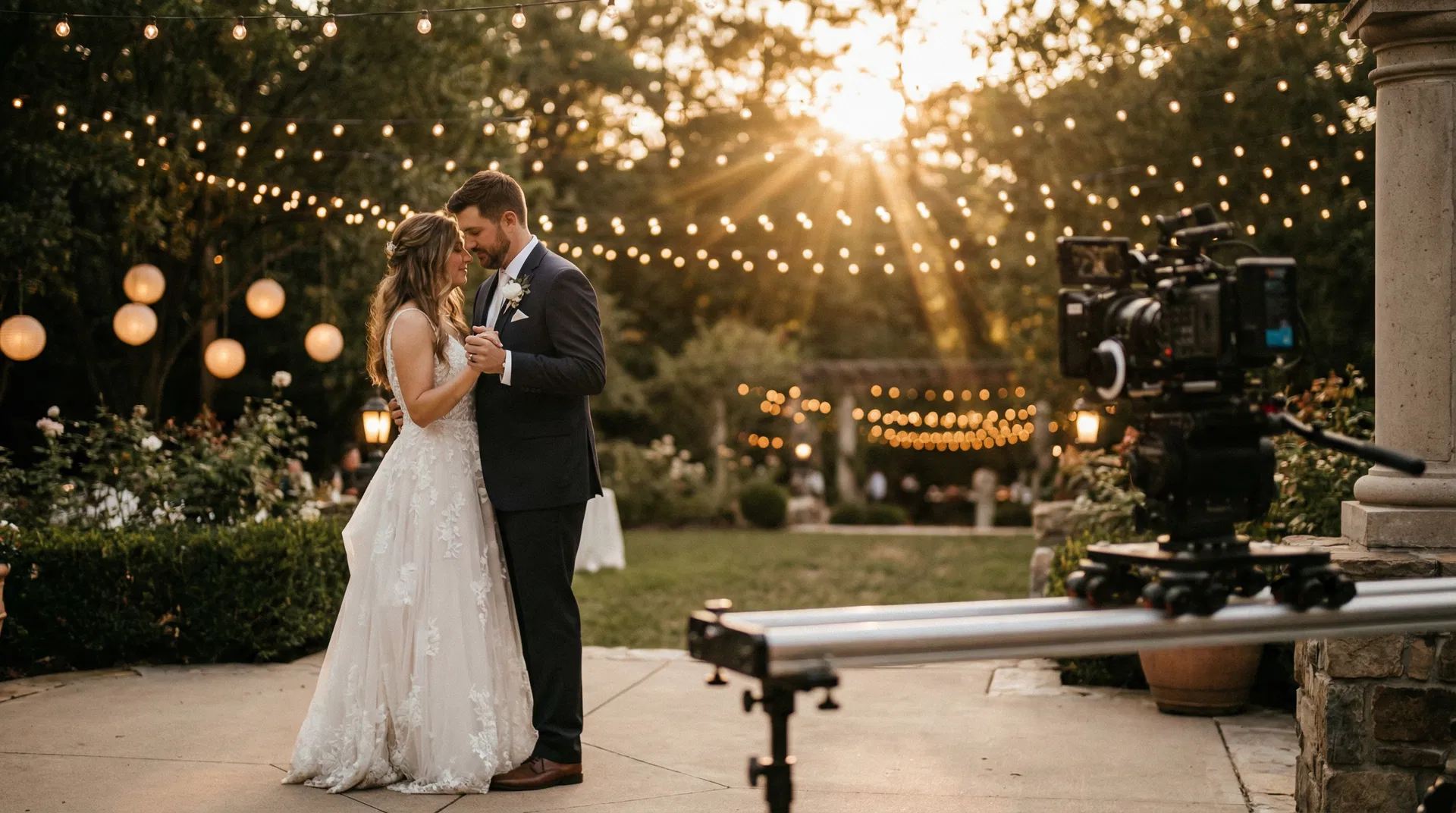 Cinematic wedding videography - couple's first dance