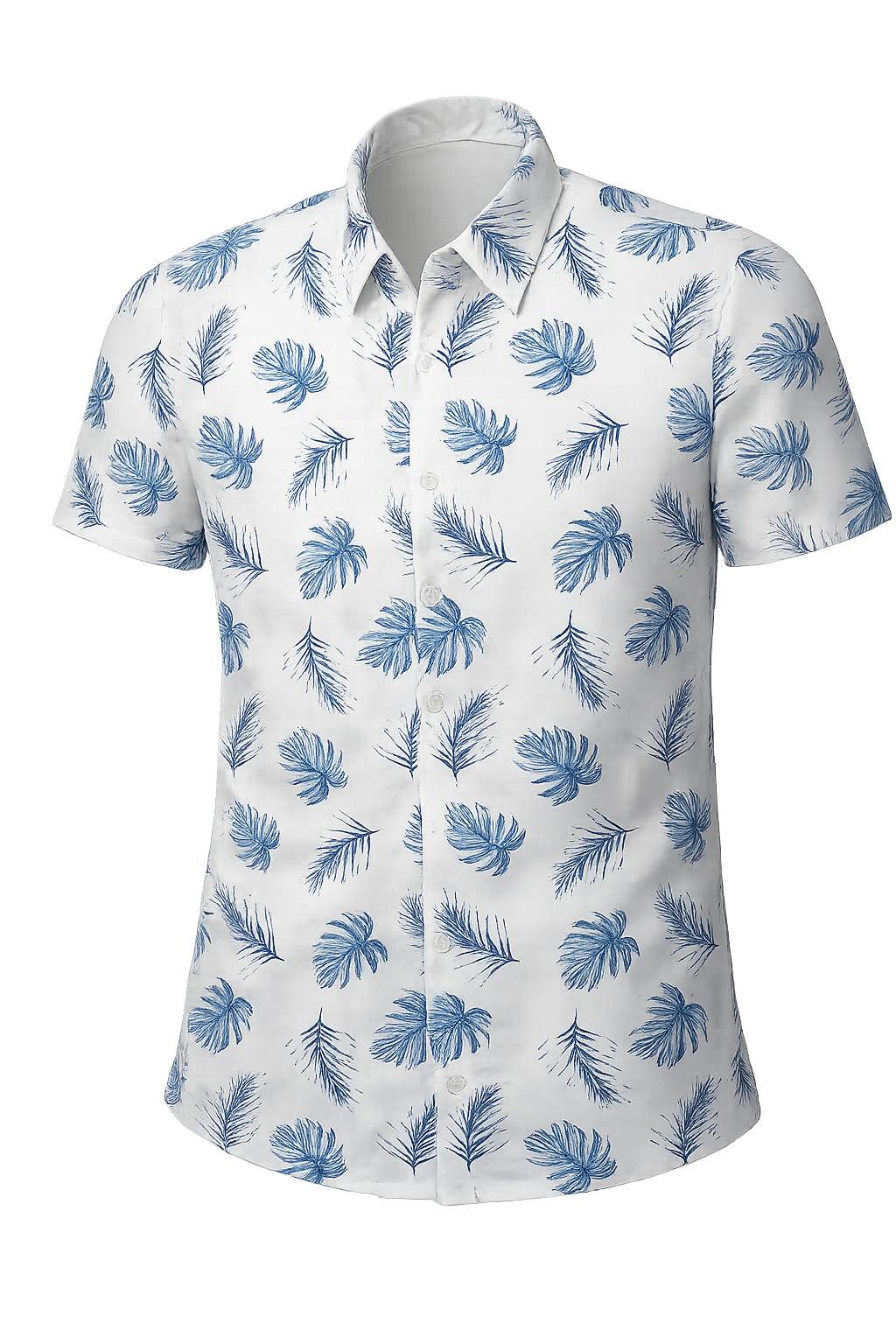 Chemise d’été look de plage rural polyester 