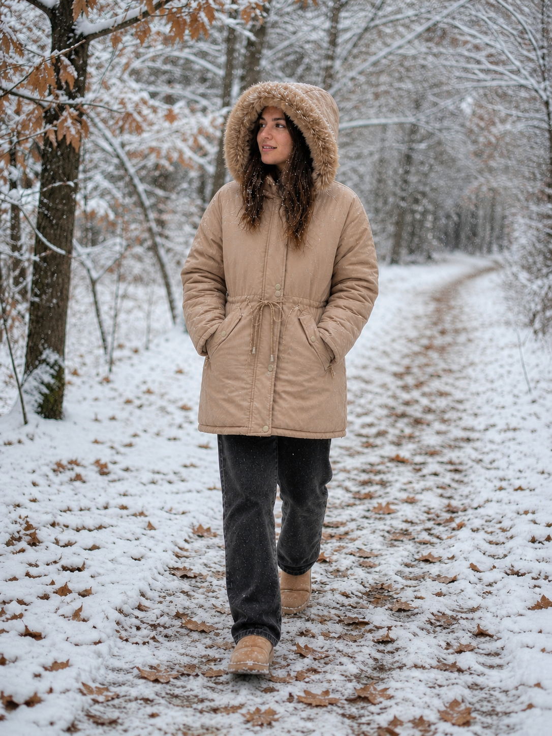 Manteau matelassé hiver femme