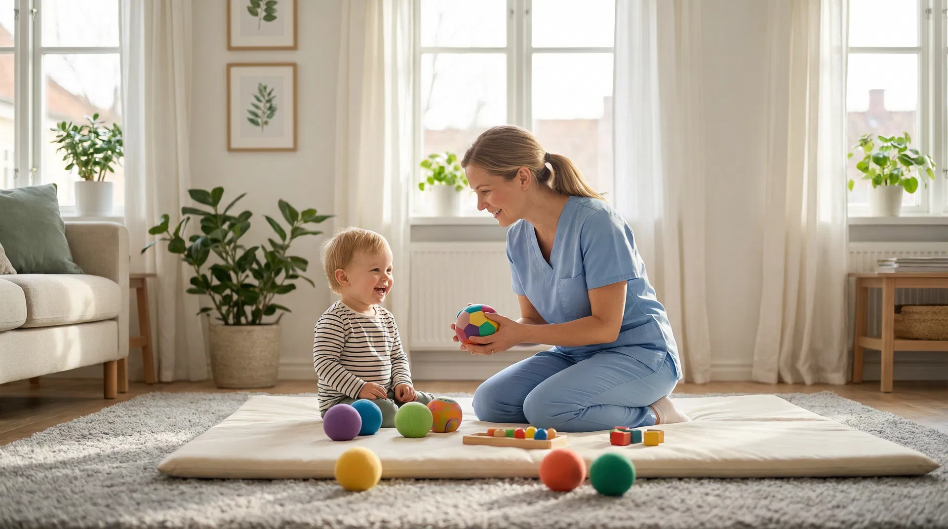 Fisioterapia infantil domiciliar