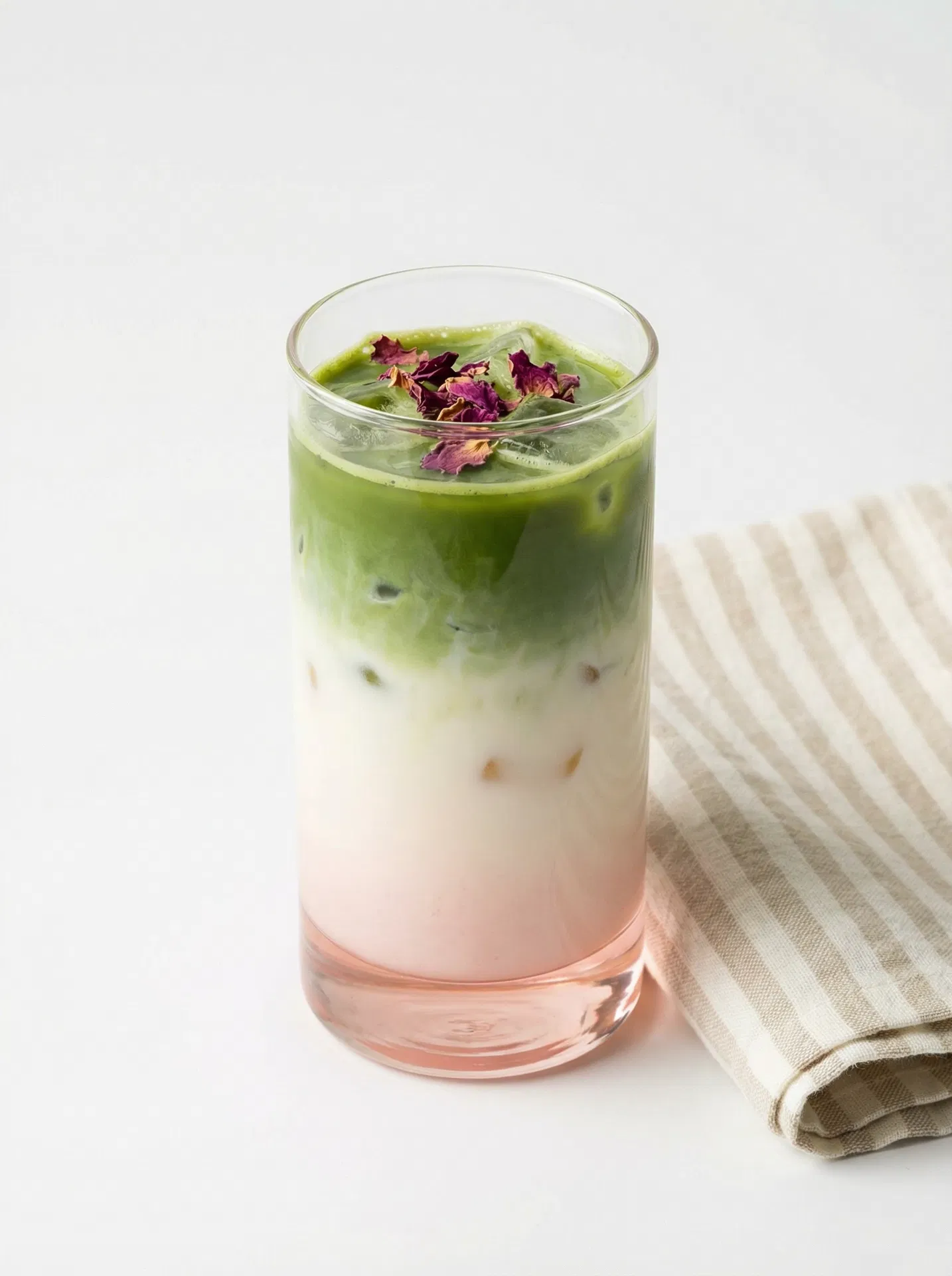 Rose Matcha Latte
