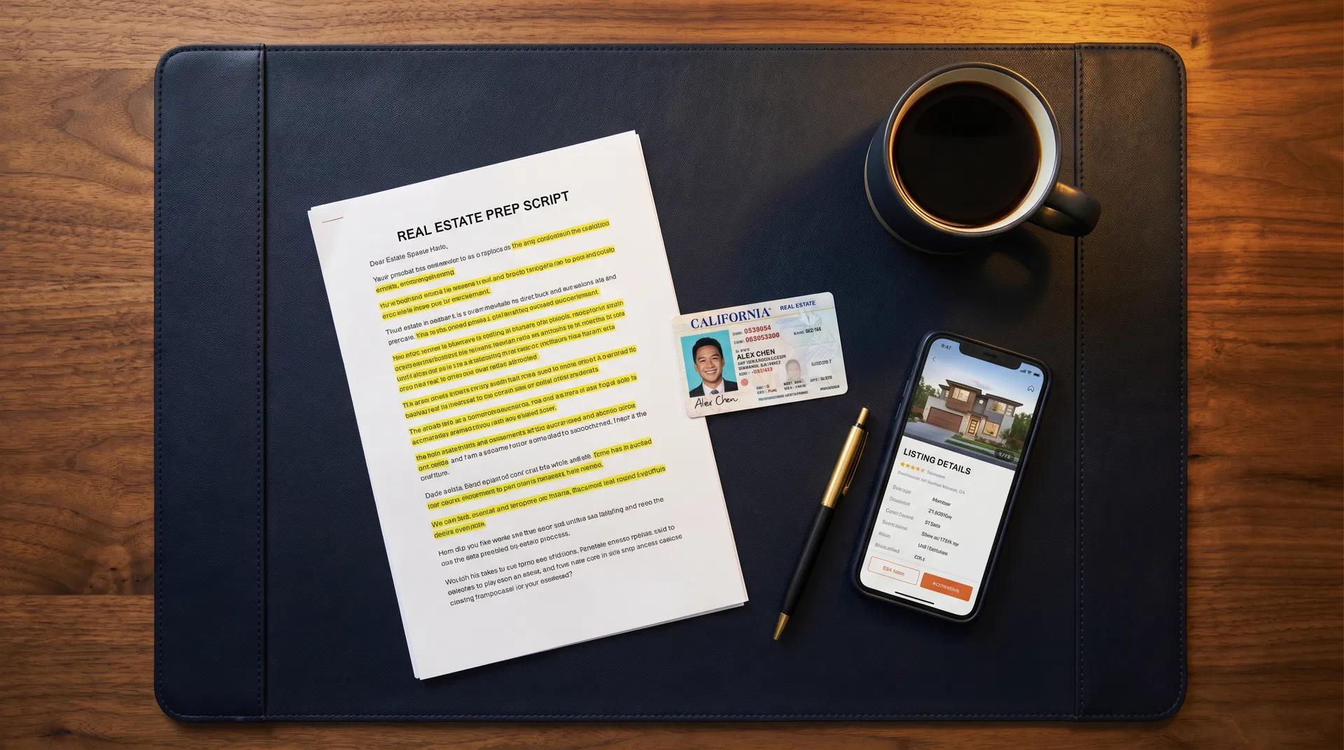 Agent preparation desk