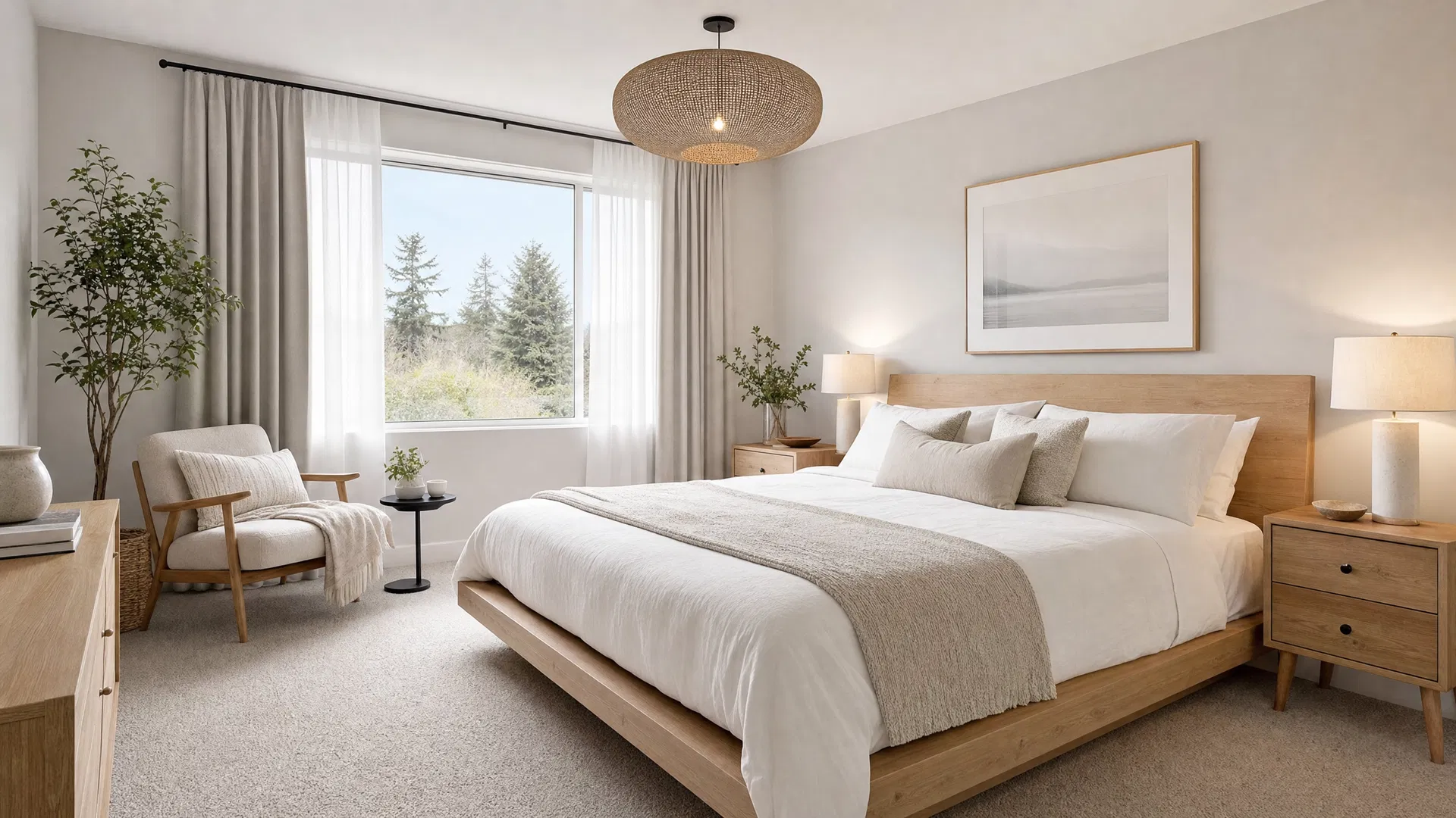Staged room
