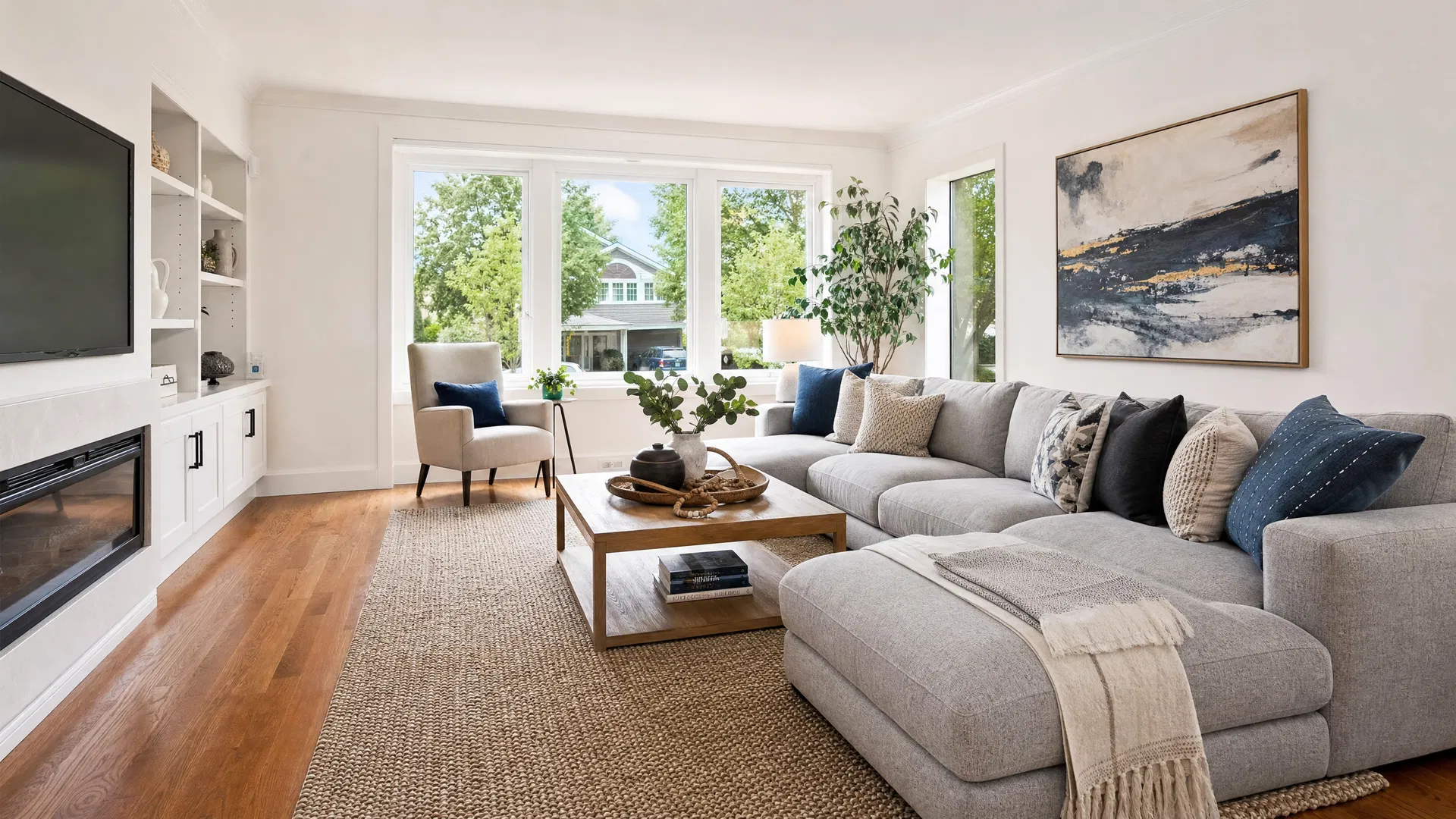 Staged room