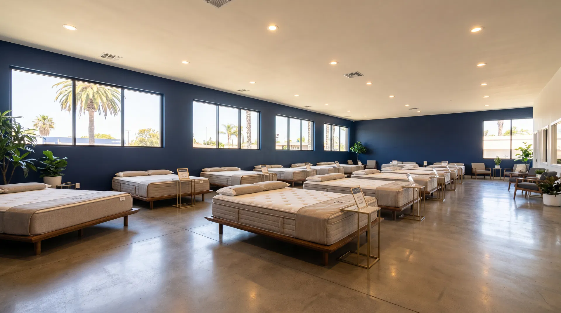 Temecula Mattress Warehouse showroom