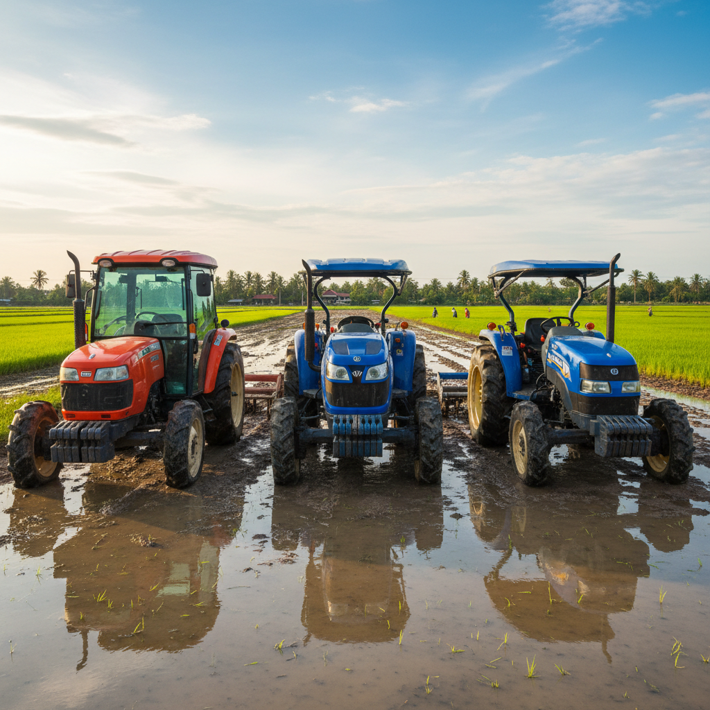 ISEKI vs LOVOL vs New Holland เลือกยี่ห้อไหนดีกว่ากัน?