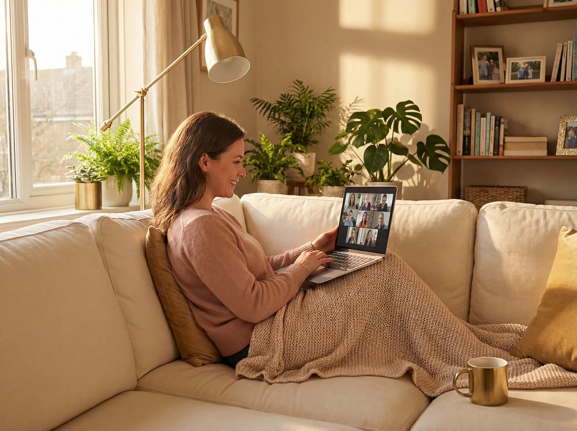Telehealth counseling session