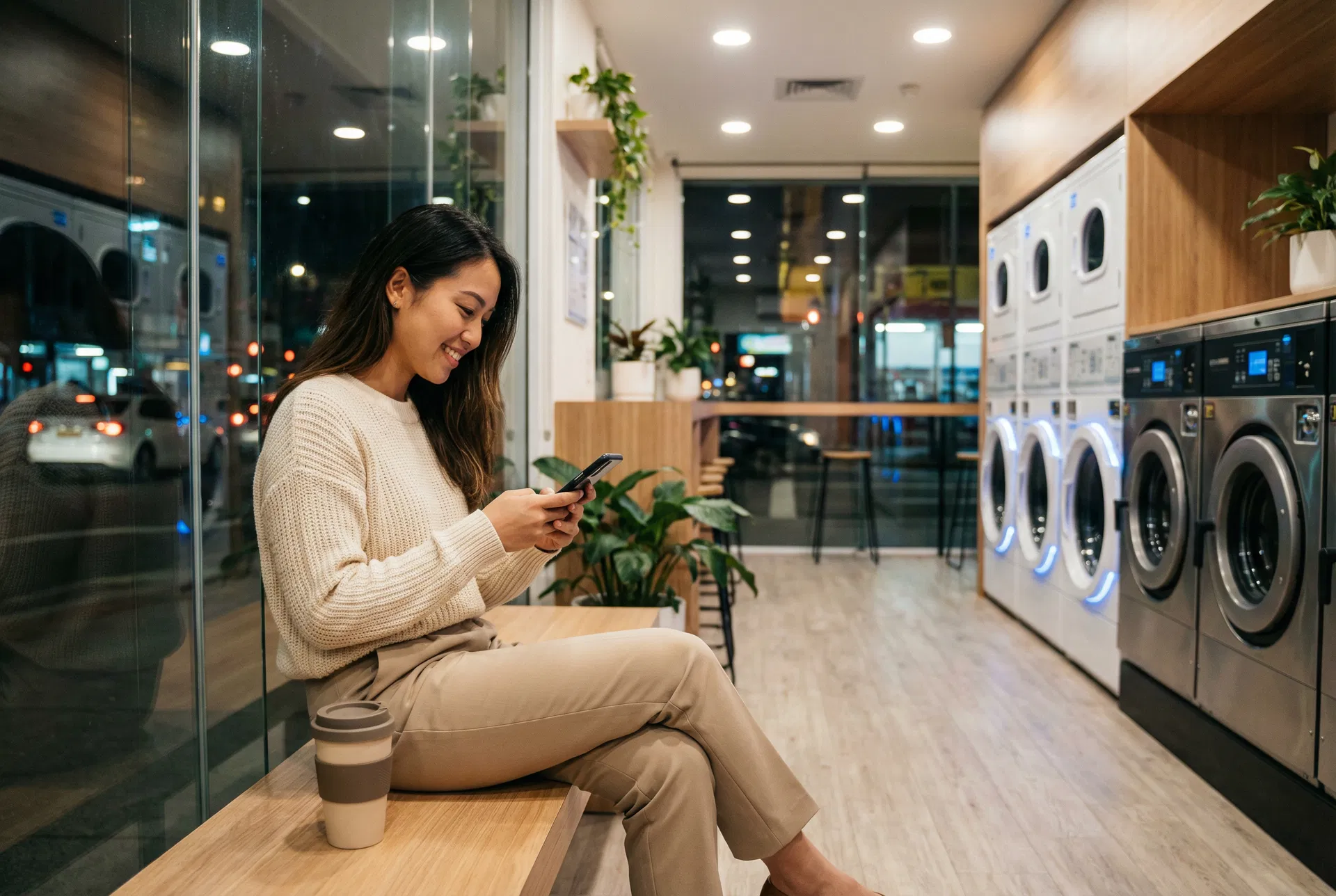 Trải nghiệm giặt sấy tiện lợi tại LaundPRO