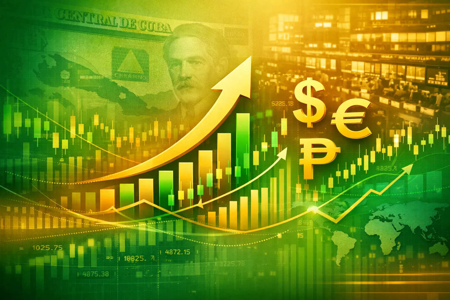 Mercado informal: El dólar sube a 515 CUP