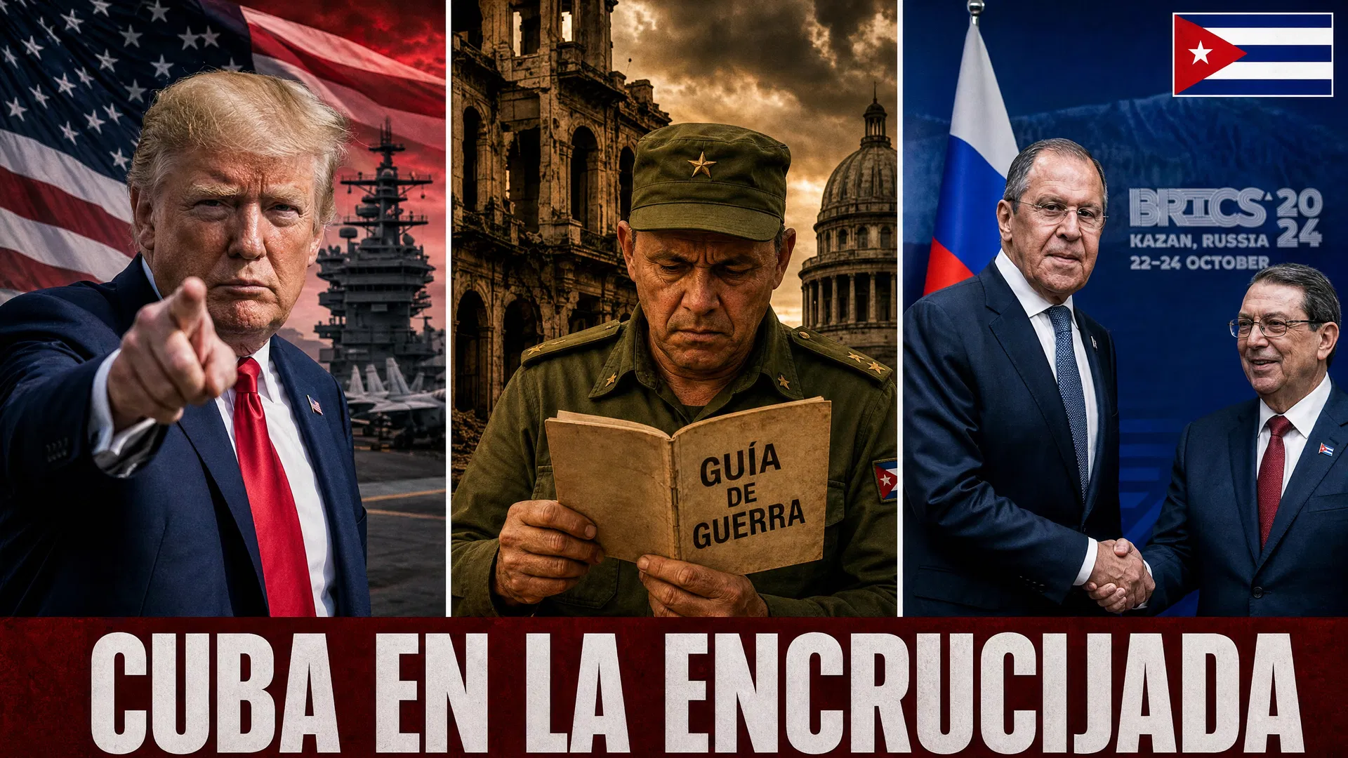 "Creo que vamos a cambiarla": Trump amenaza con tomar Cuba mientras el régimen publica una guía de guerra y Rusia promete armas