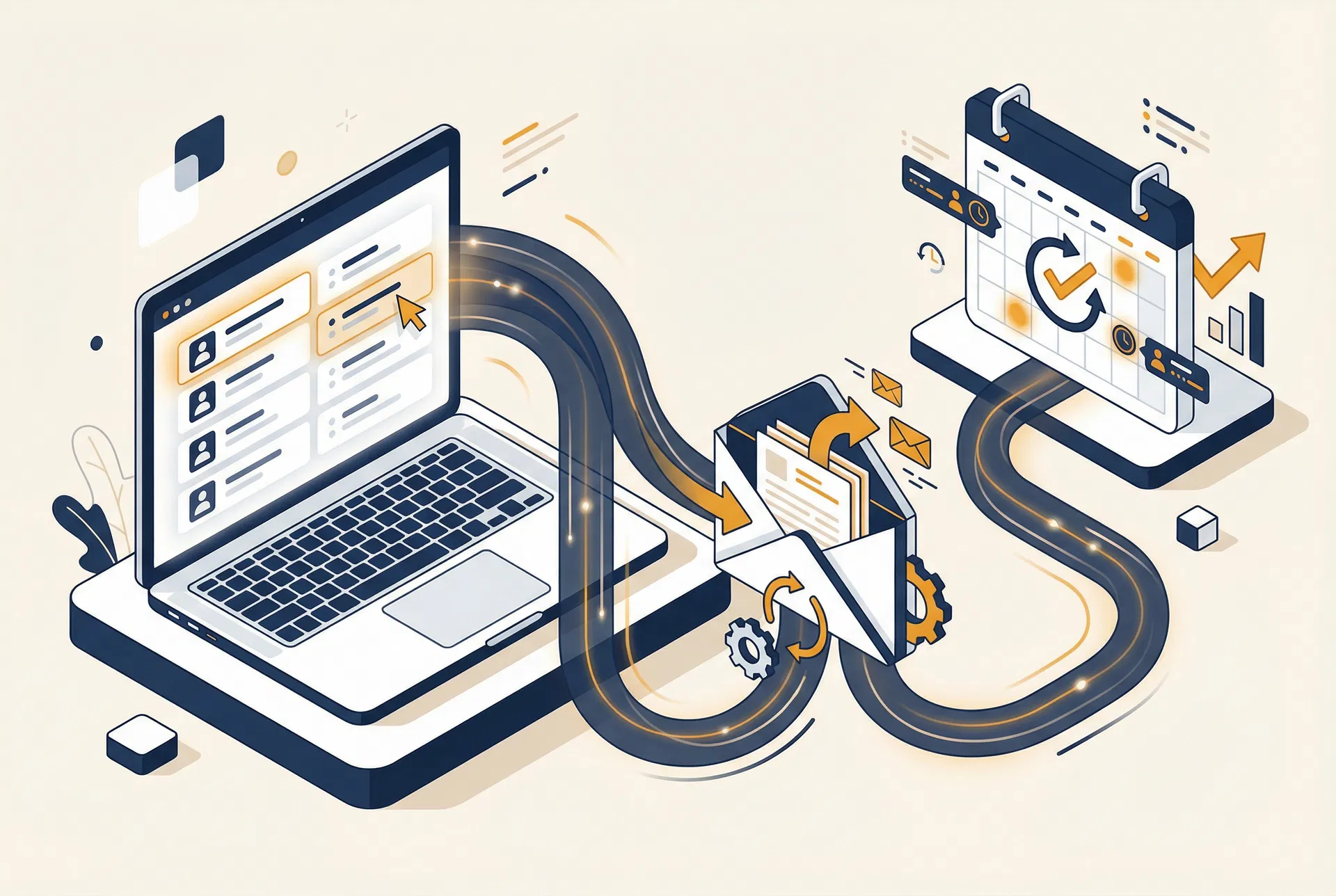 AI Lead Machine workflow: prospect list, automated outreach, booked meetings