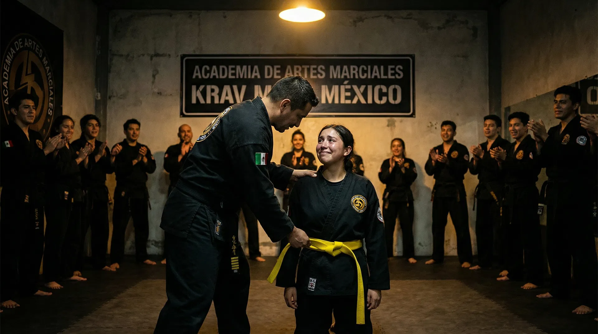 Ceremonia de cinturón en 360 Krav Maga Celaya
