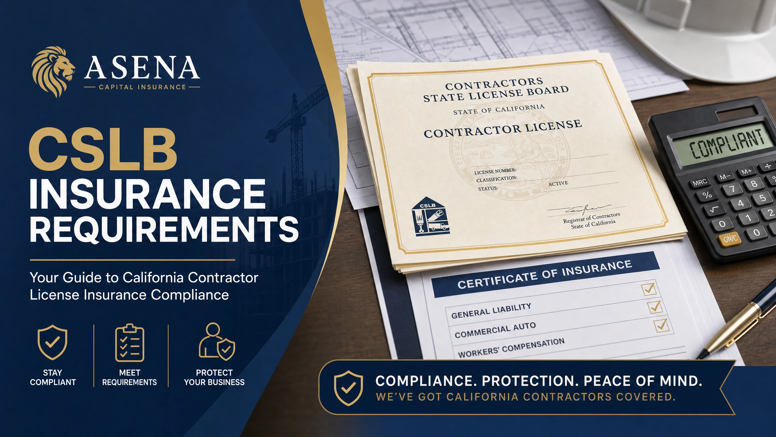 CSLB Insurance Requirements for California Contractors (2026)
