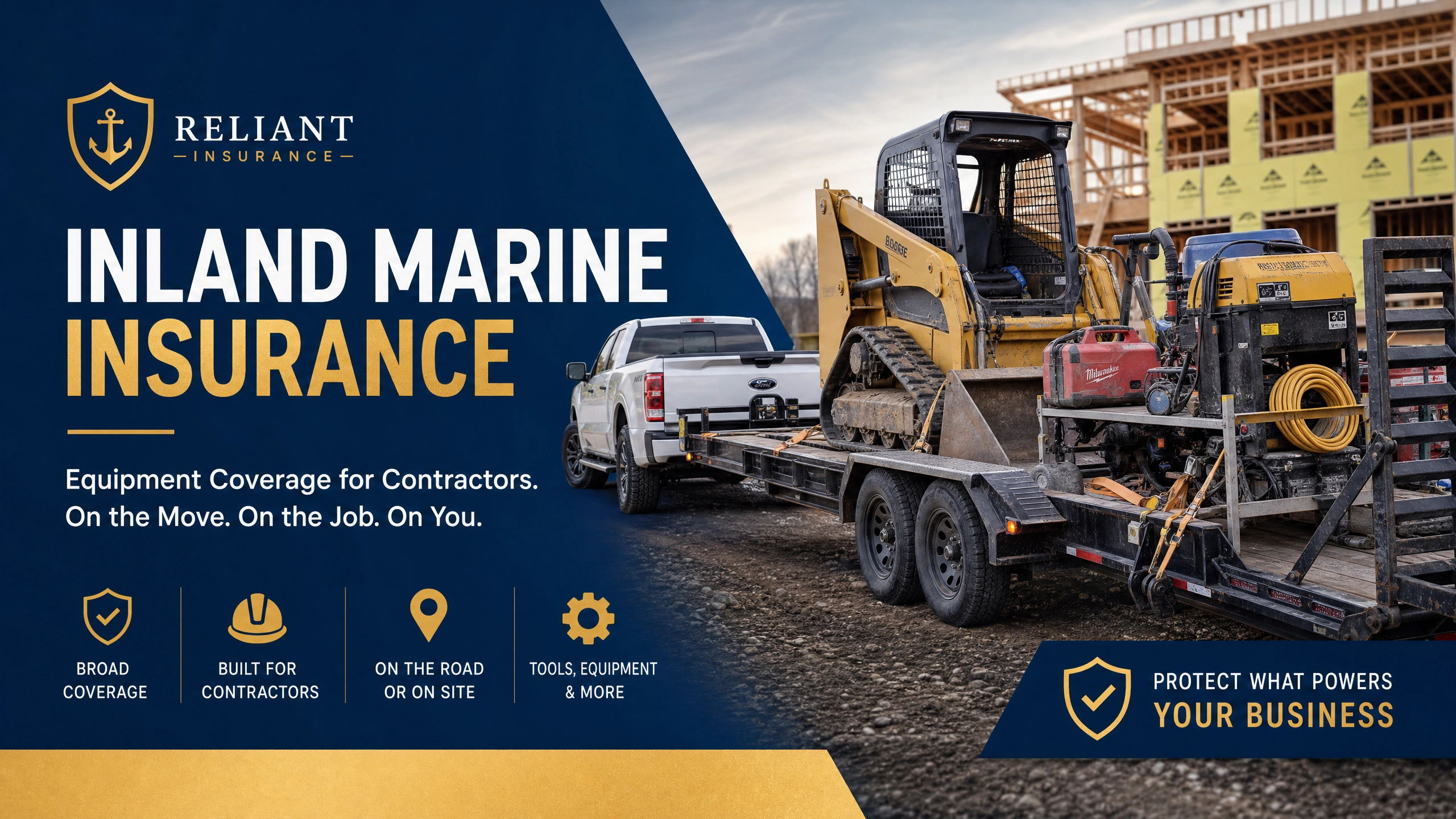 Inland Marine Insurance for California Contractors