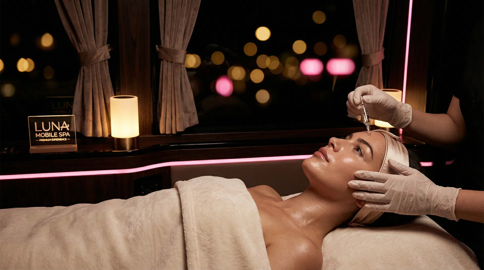 Luxury mobile spa treatment