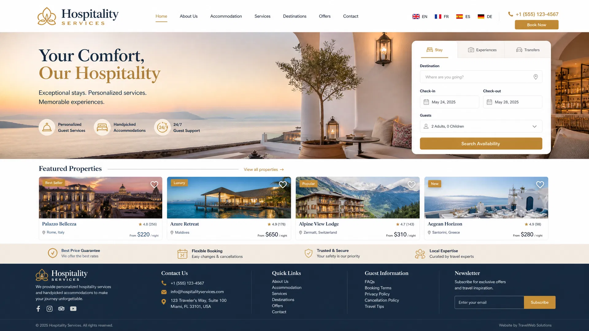 EuroGuestConnect Website