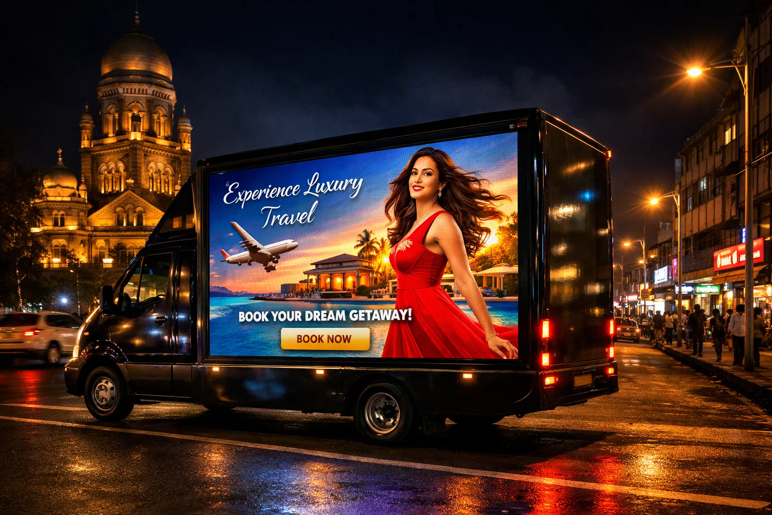 LED van advertising