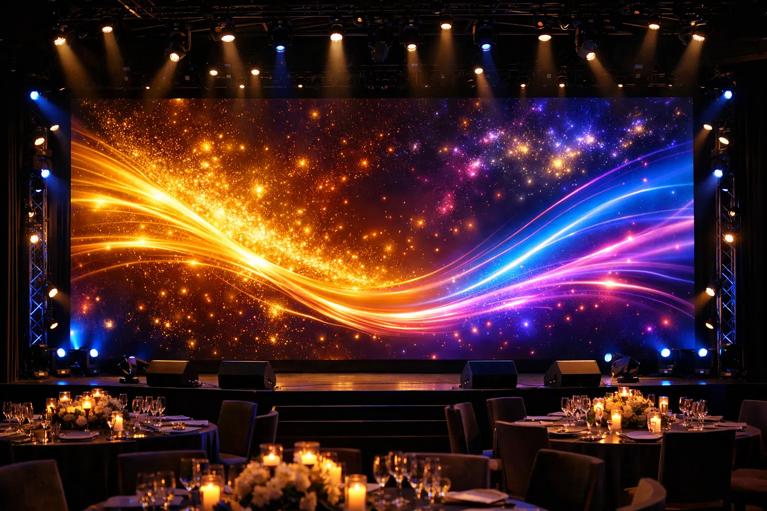 LED wall display