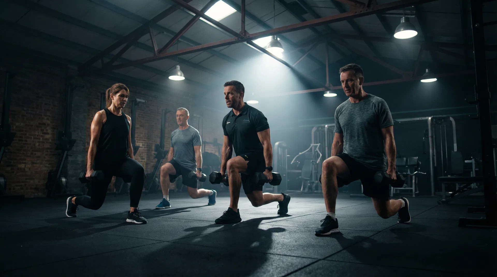 Small group personal training session