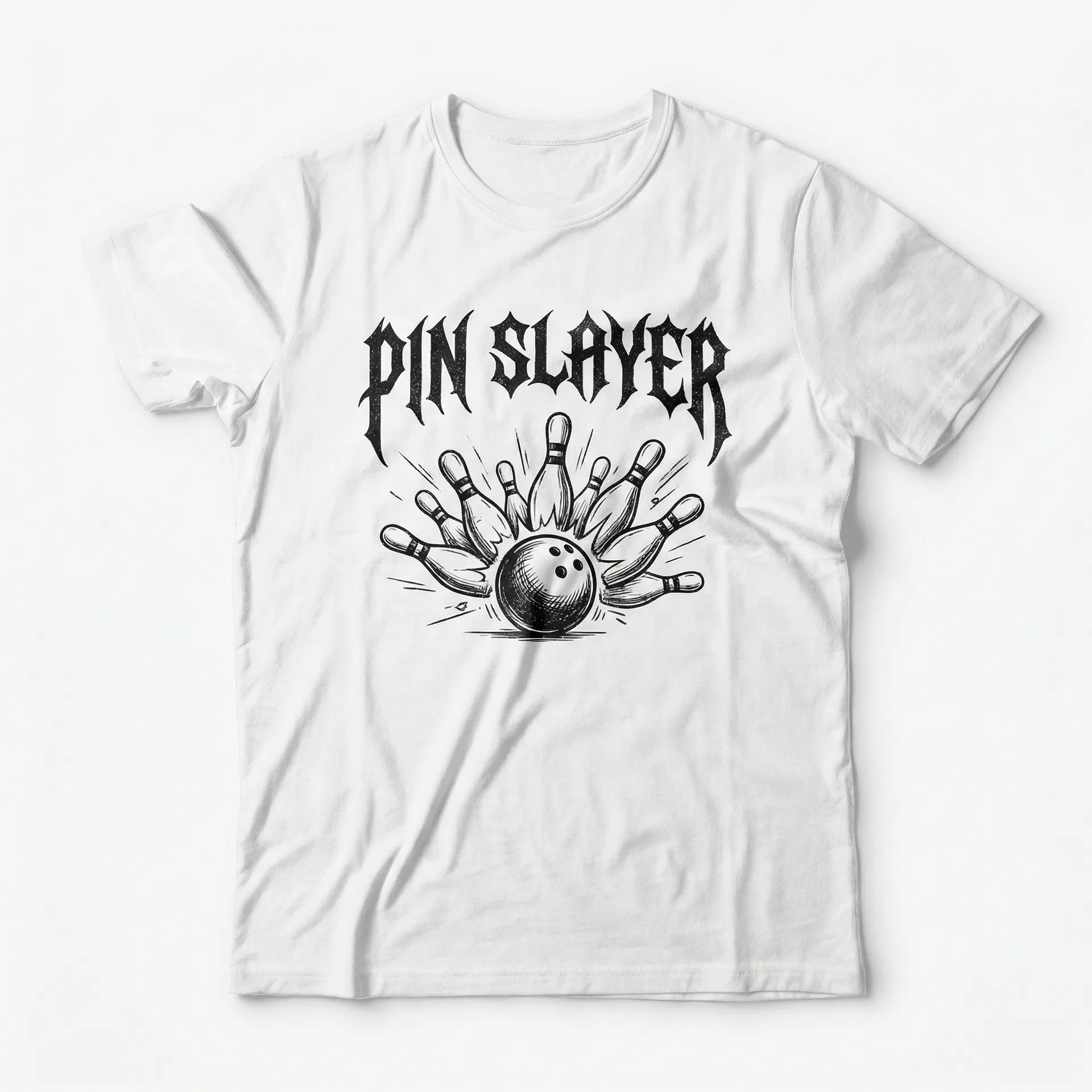 Gutter Life 'Pin Slayer' snarky bowling t-shirt