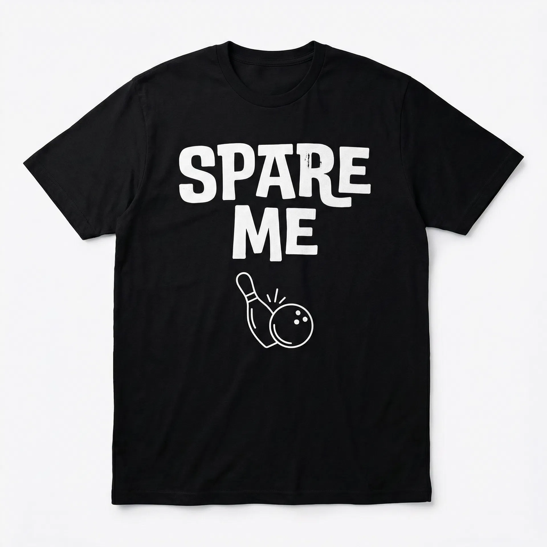 Gutter Life 'Spare Me' snarky bowling t-shirt