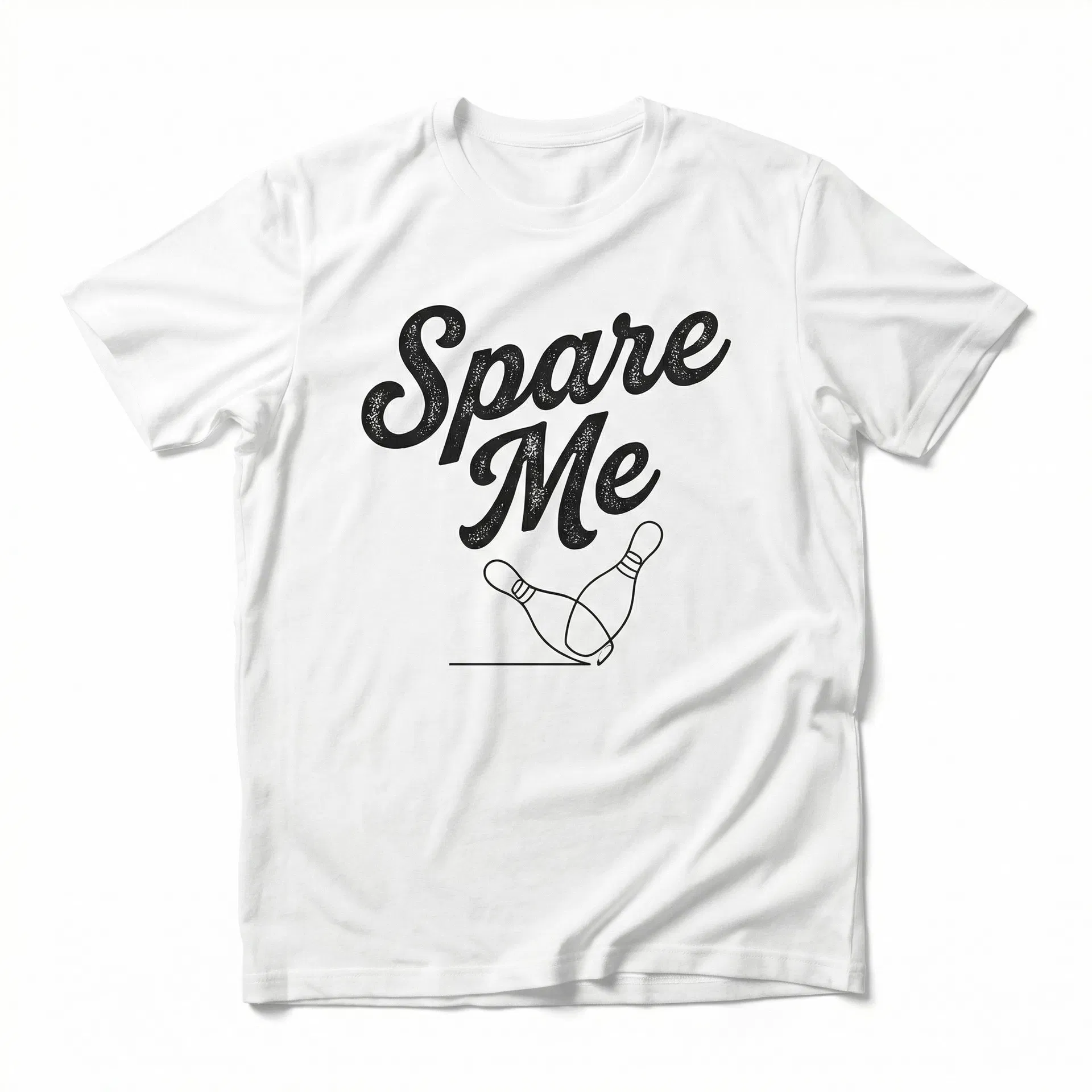 Gutter Life 'Spare Me' snarky bowling t-shirt