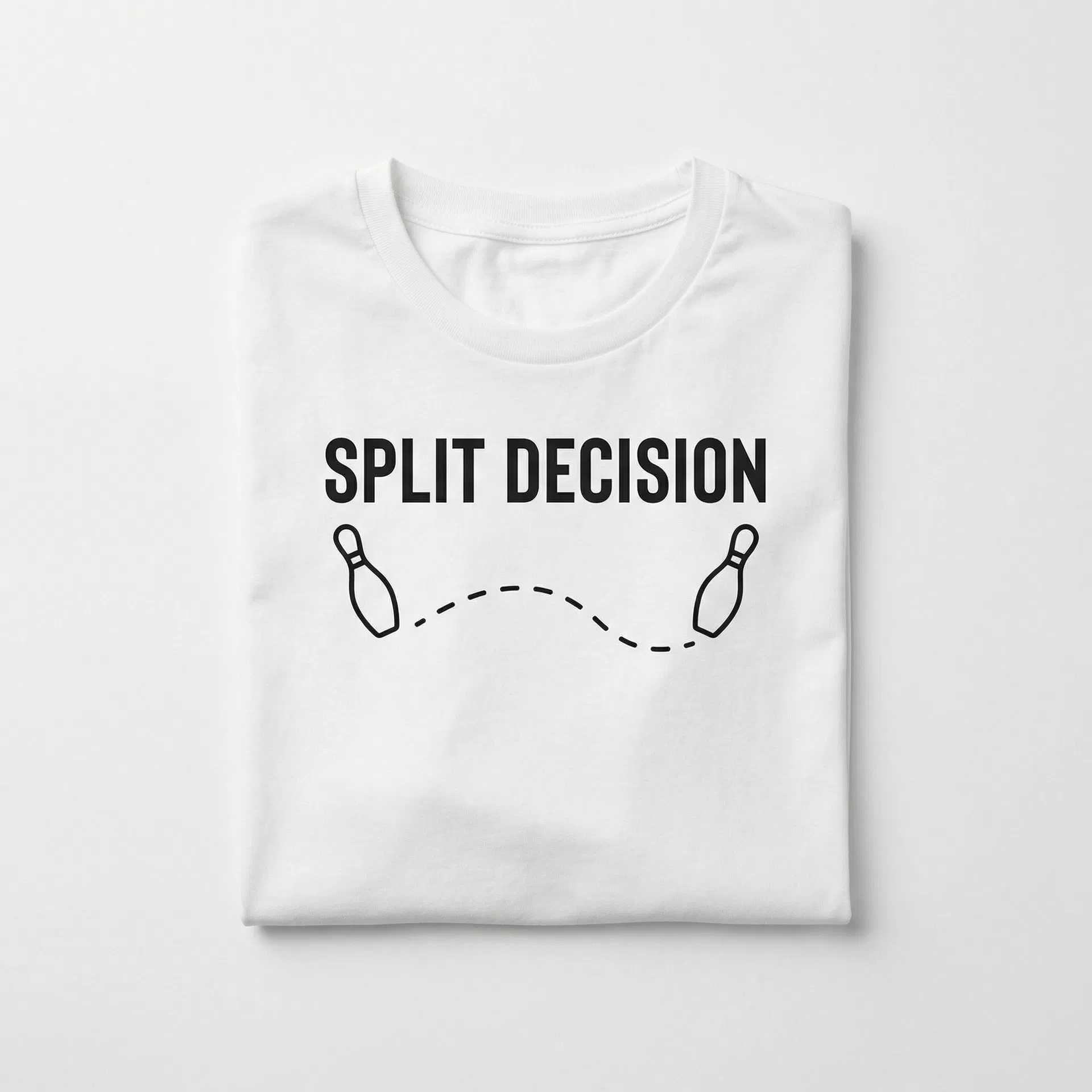Gutter Life 'Split Decision' snarky bowling t-shirt