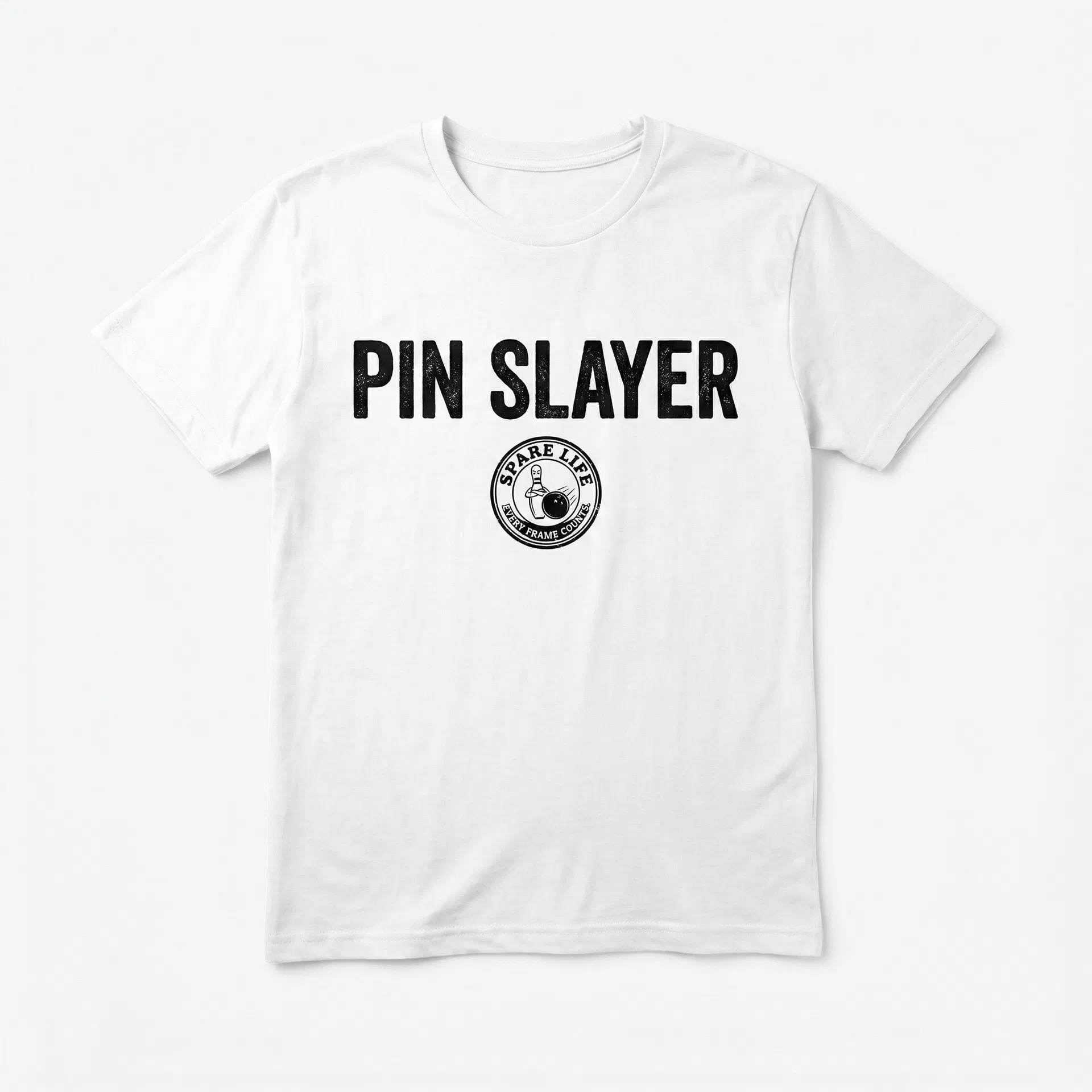 Spare Life 'Pin Slayer' bowling t-shirt - Front