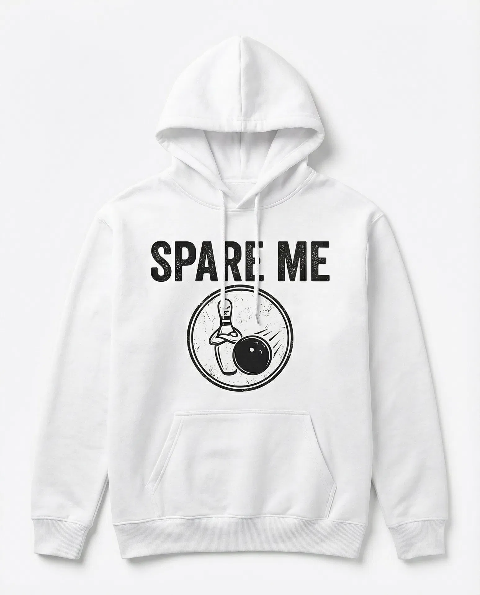 Spare Me Hoodie - white