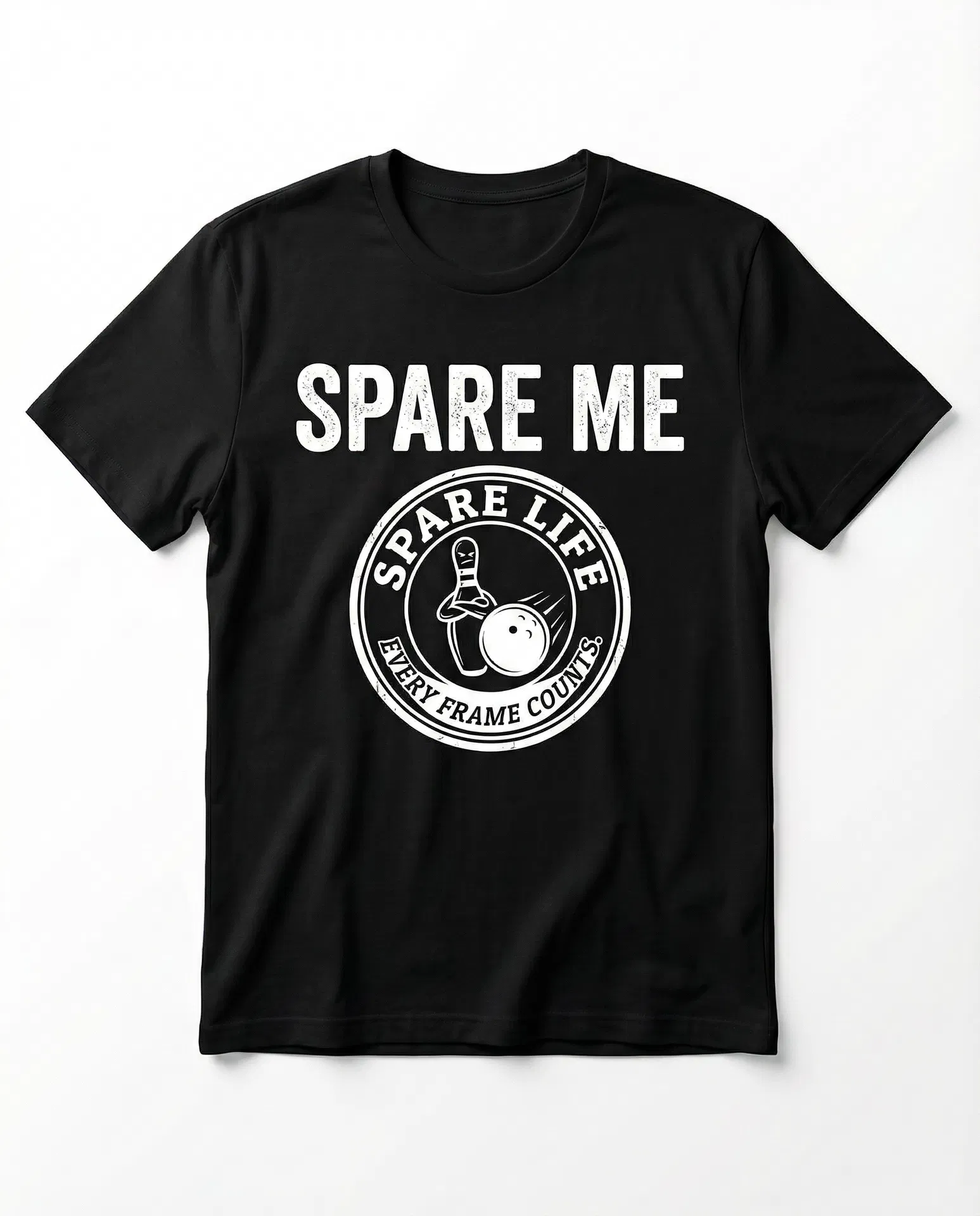 Spare Me Tee - black