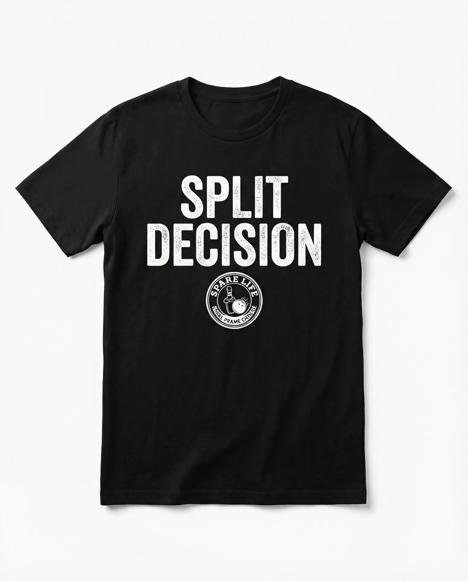 Split Decision Tee - black