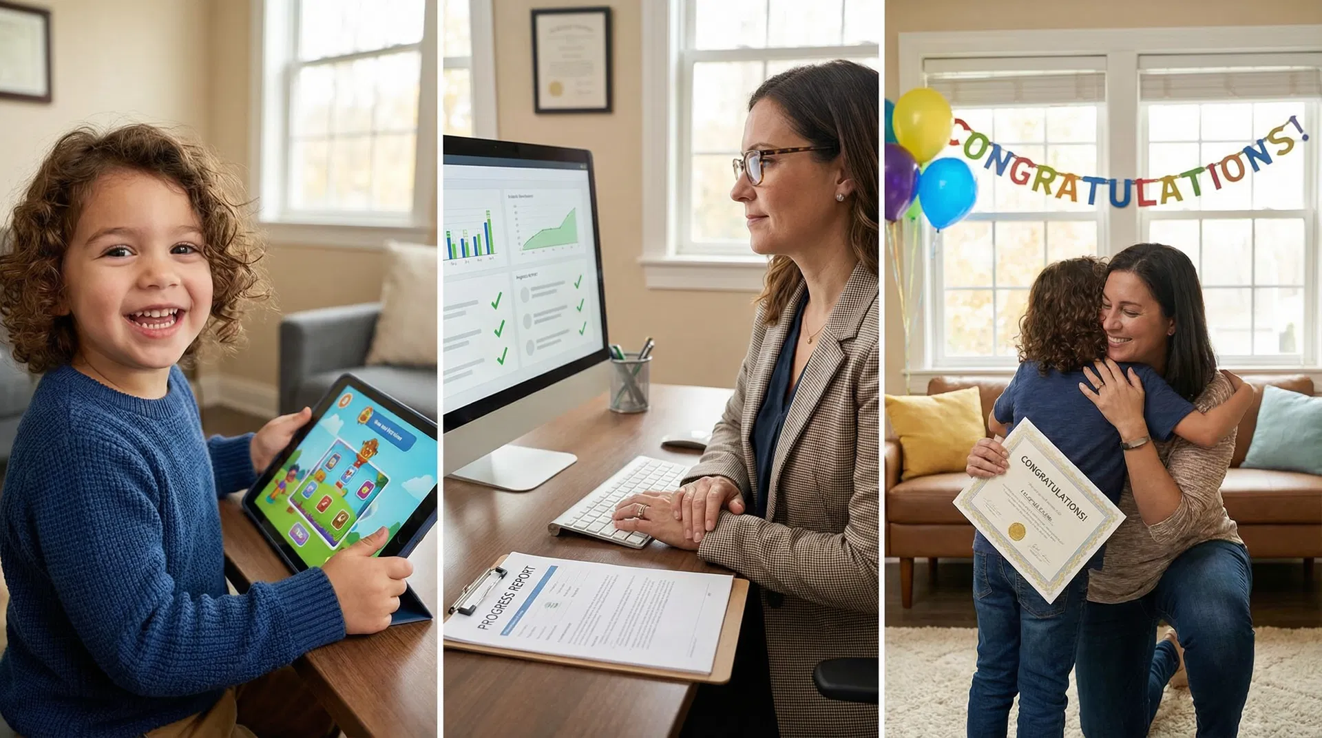 Funcionalidades: Jogos Interativos, Rastreamento de Progresso, Celebração de Conquistas