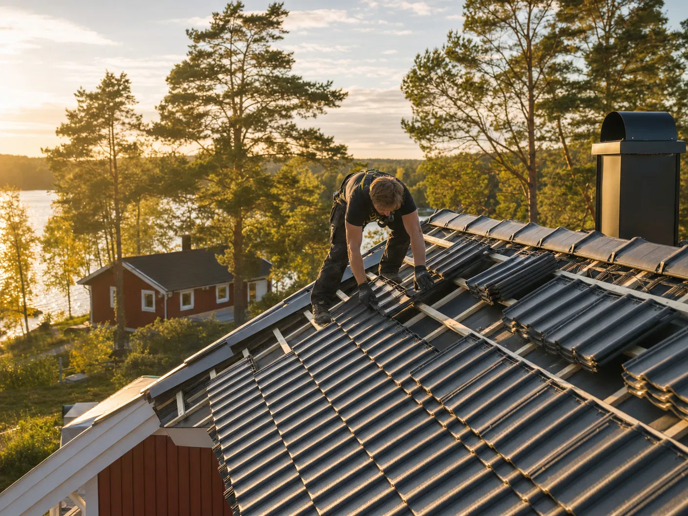 Professionell takrenovering i Limhamn, Malmö