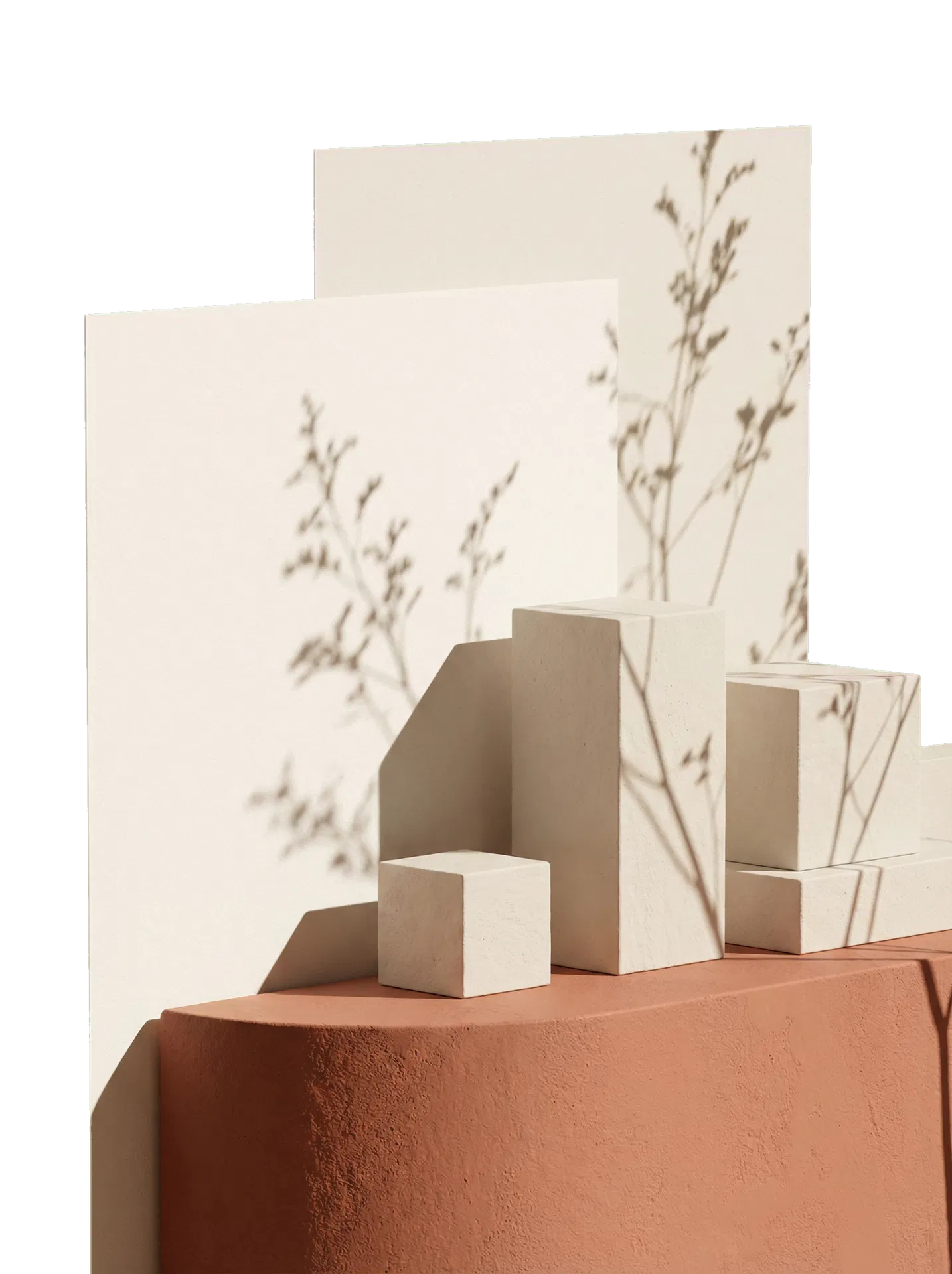 YIT Beaute의 시장 기회를 상징하는 미니멀 아키텍처 비주얼