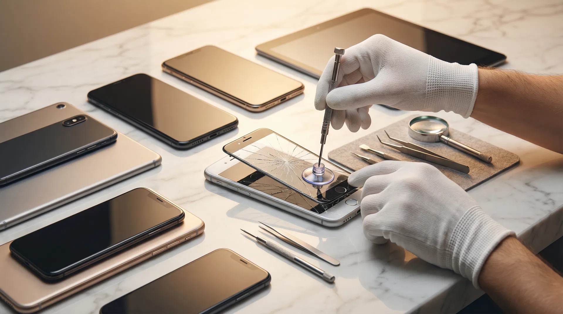 Device repair at Du Mobile