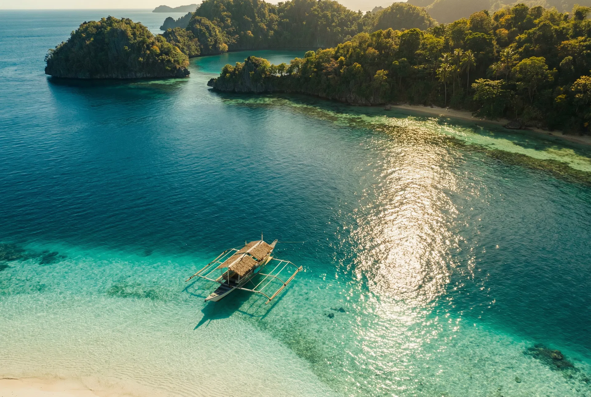 Crystal clear waters of Palawan, Philippines — birthplace of South Sea pearls