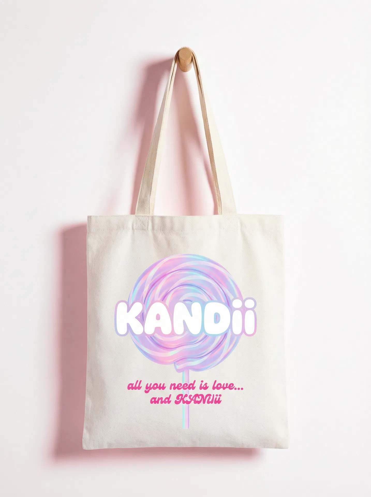 KANDii Lollipop Canvas Tote Bag
