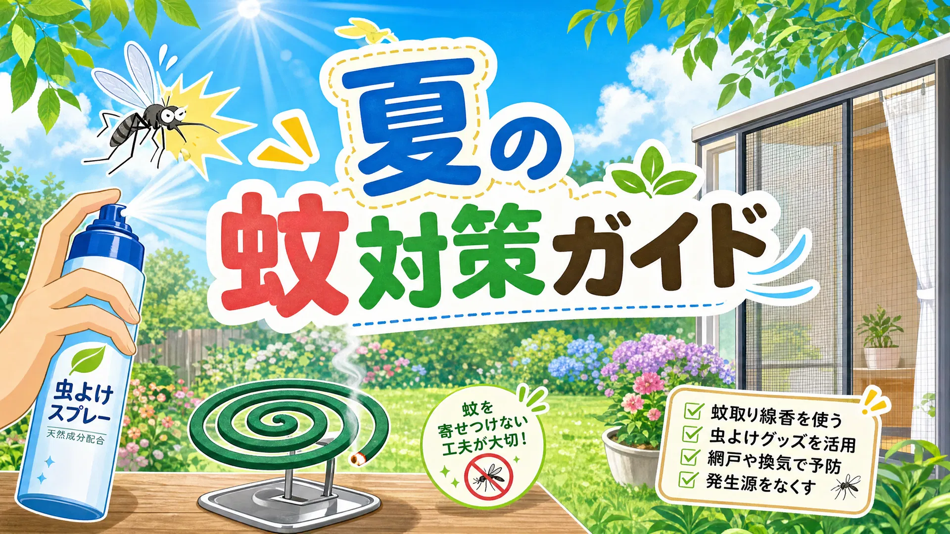 夏の蚊対策ガイド