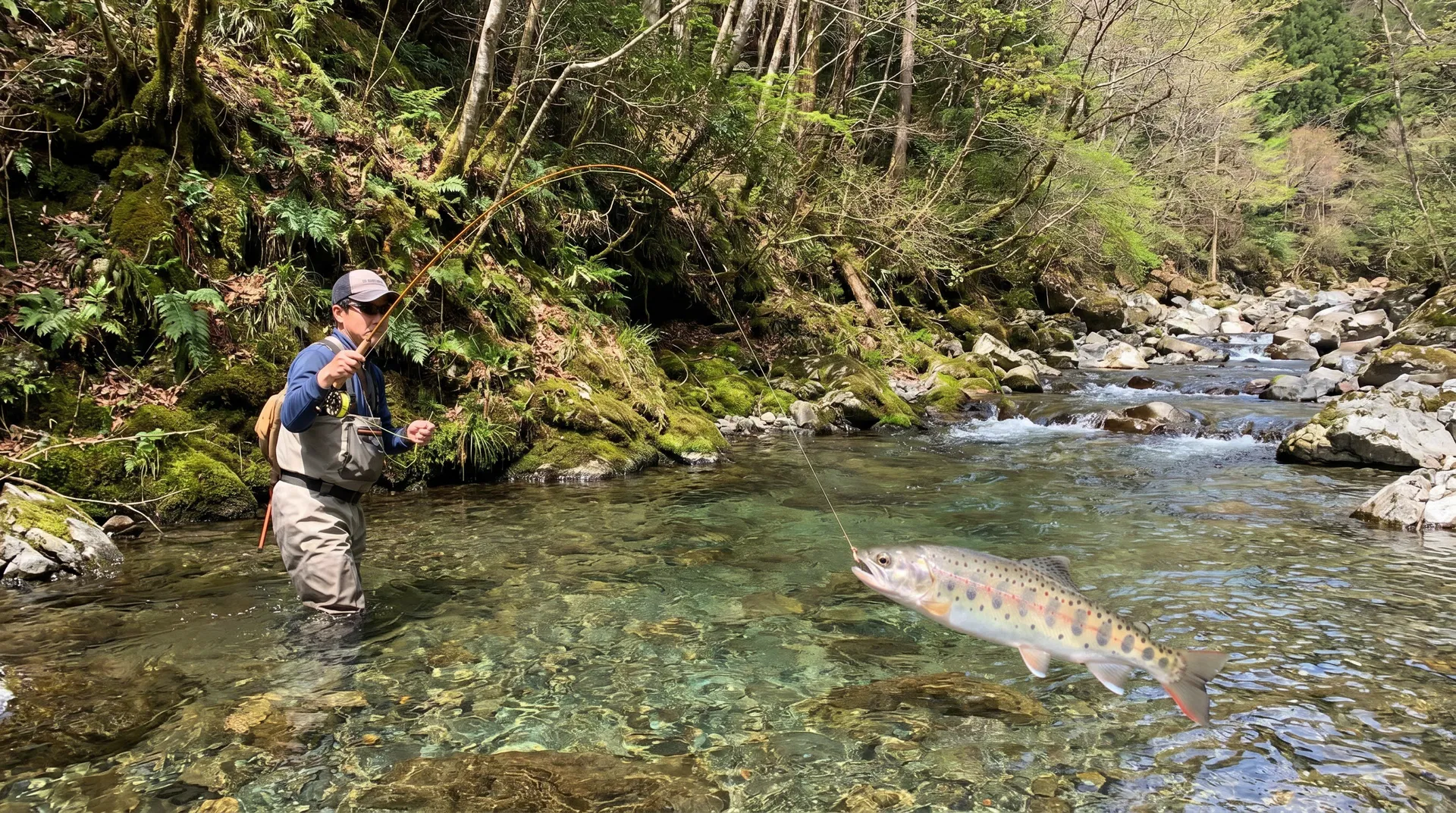 アマゴ(Amago Trout) - 淡水釣りで狙える魚、難易度中級者向け