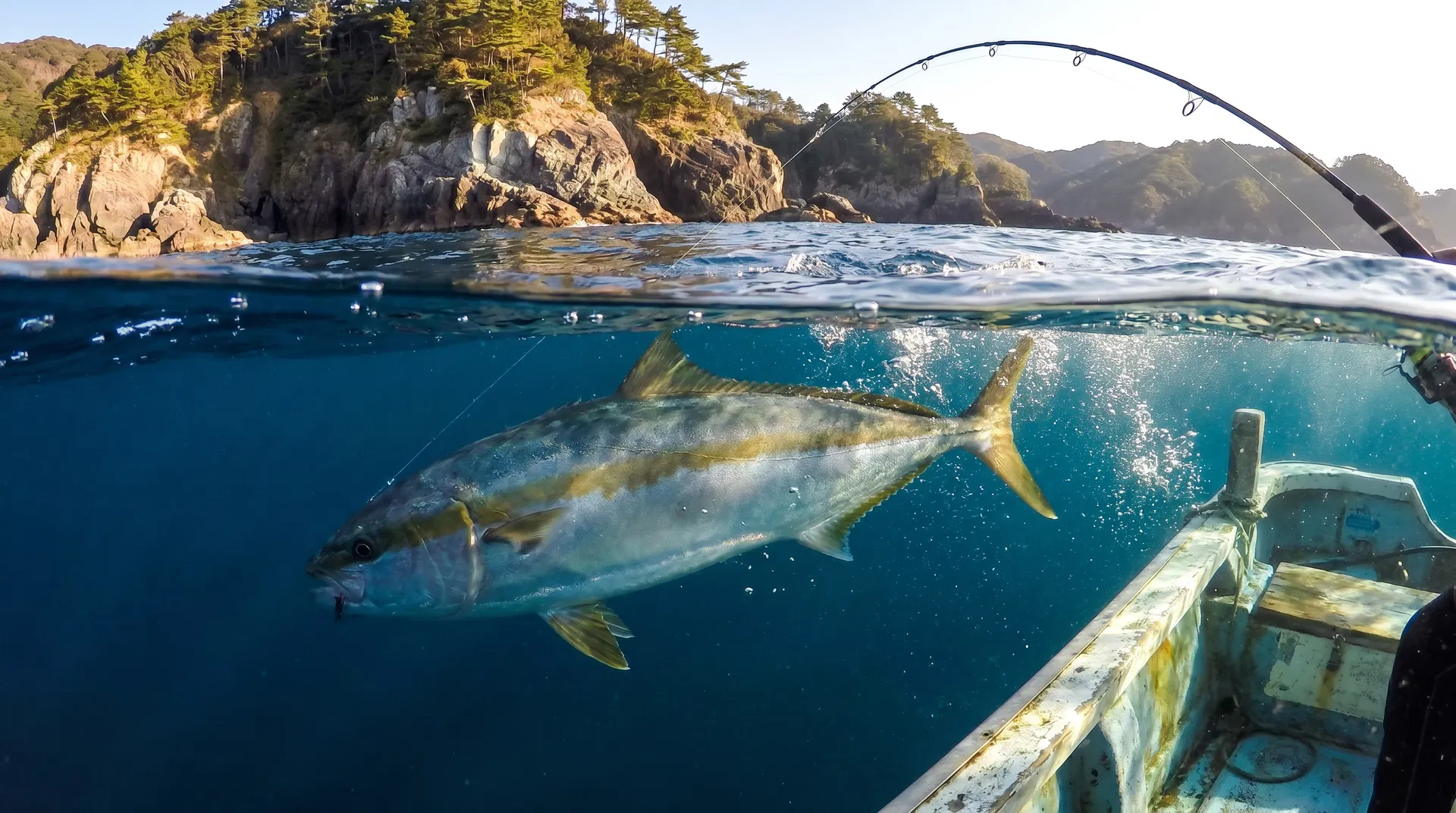 ヒラマサ(Yellowtail Amberjack) - 海釣りで狙える魚、難易度上級者向け