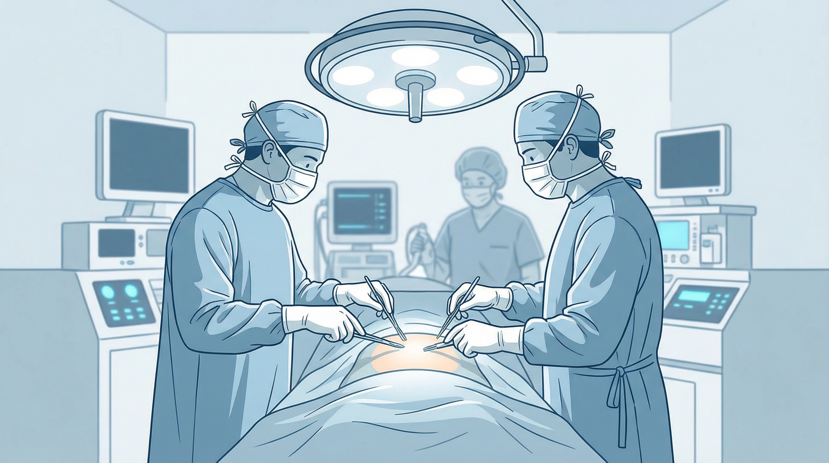 Medical illustration of Emergency Surgery