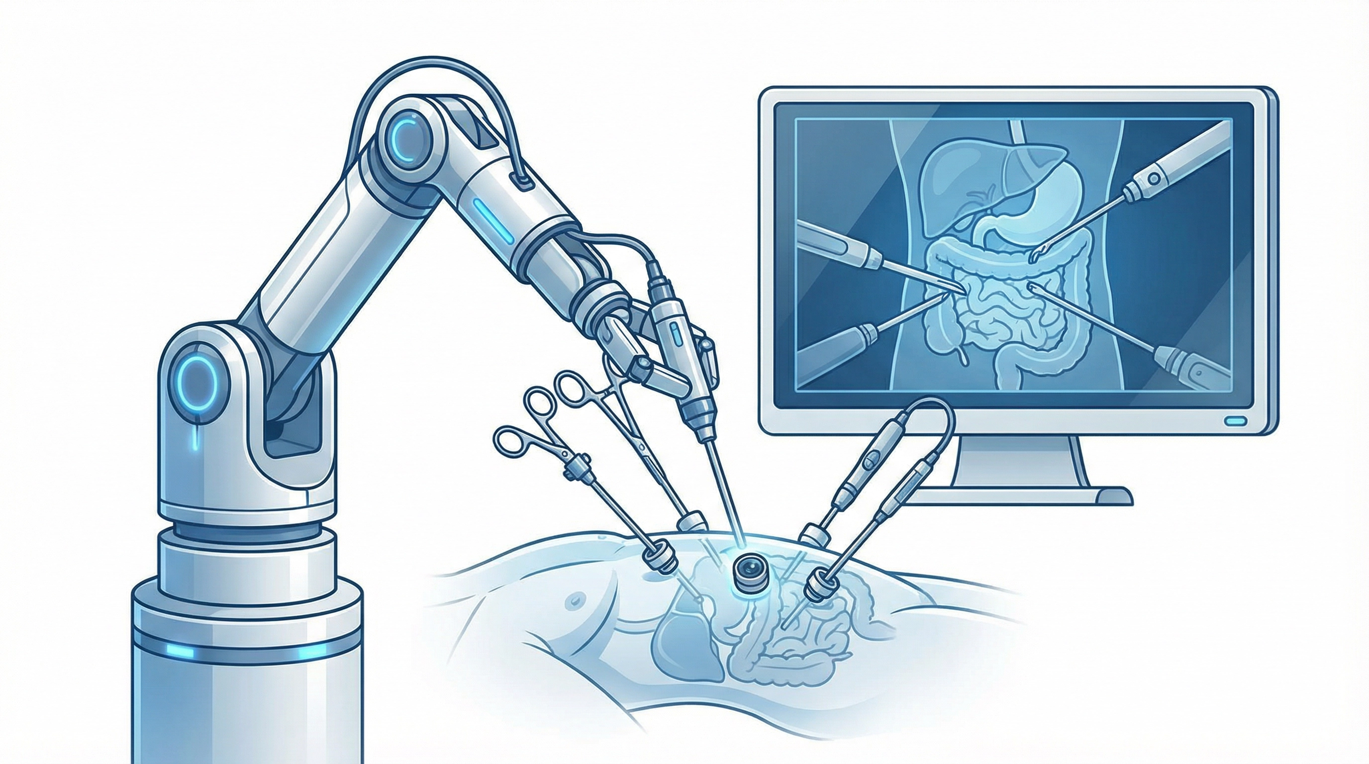 Medical illustration of Robotic Surgery