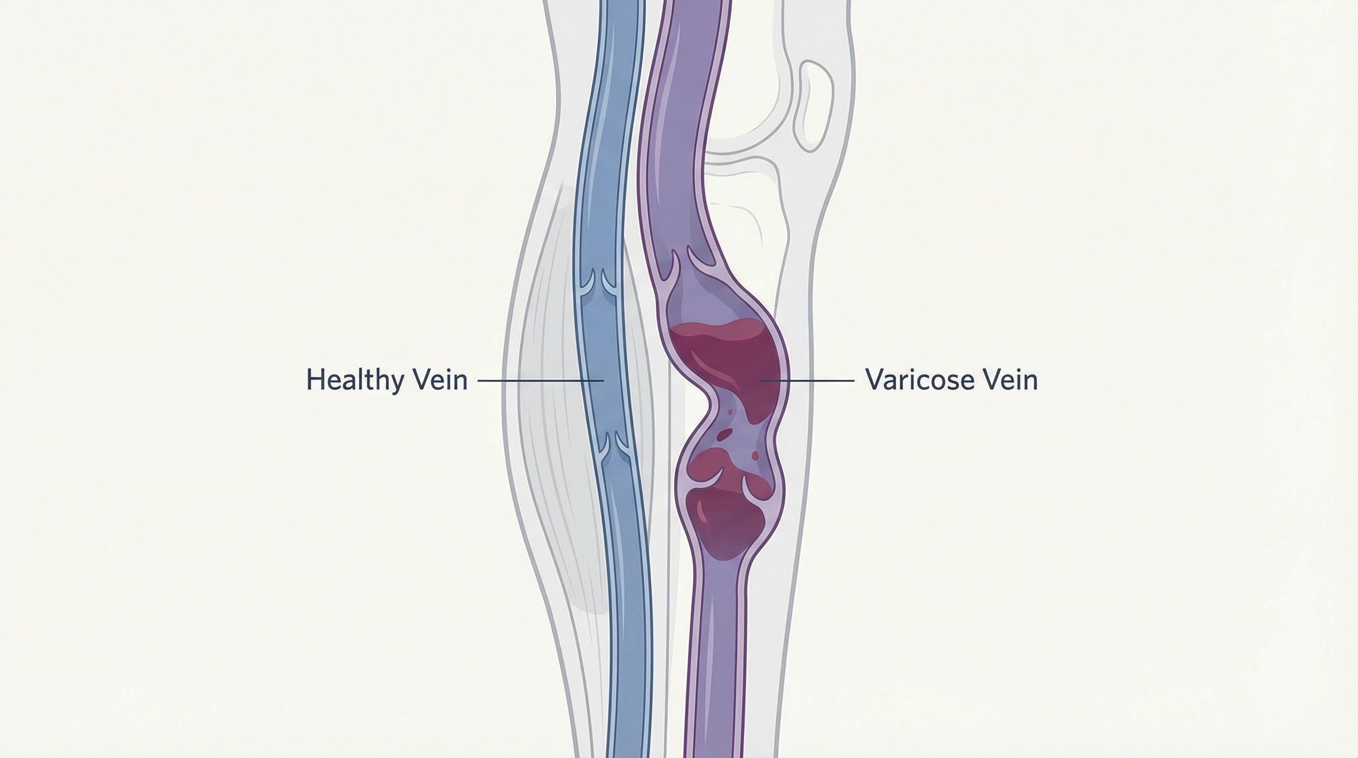 Medical illustration of Varicose Veins