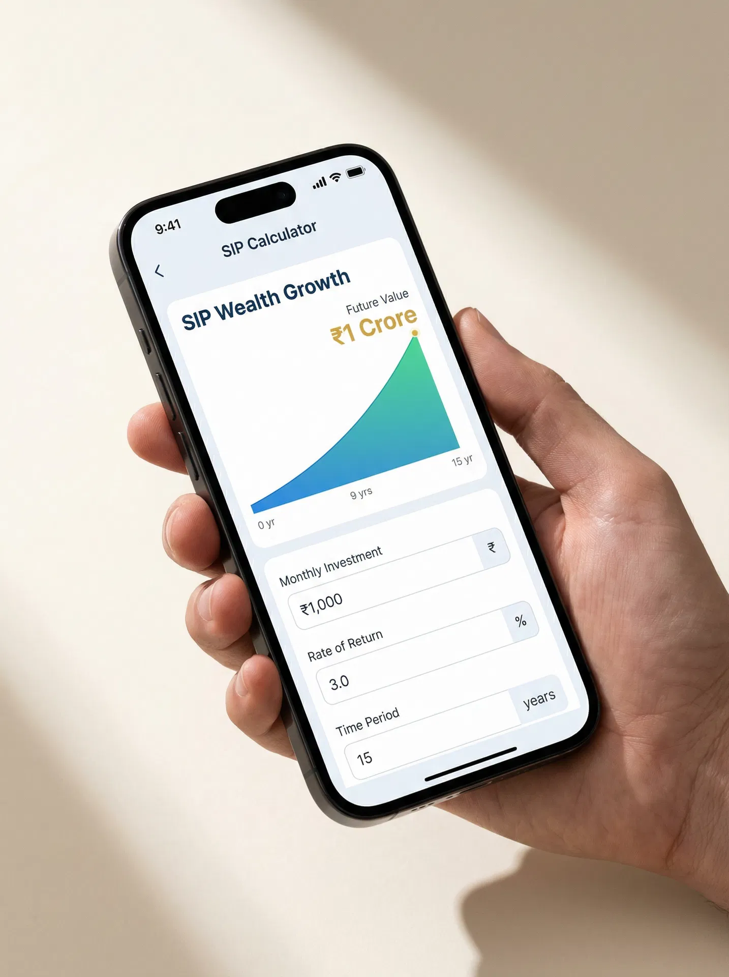 WealthNova SIP Calculator App