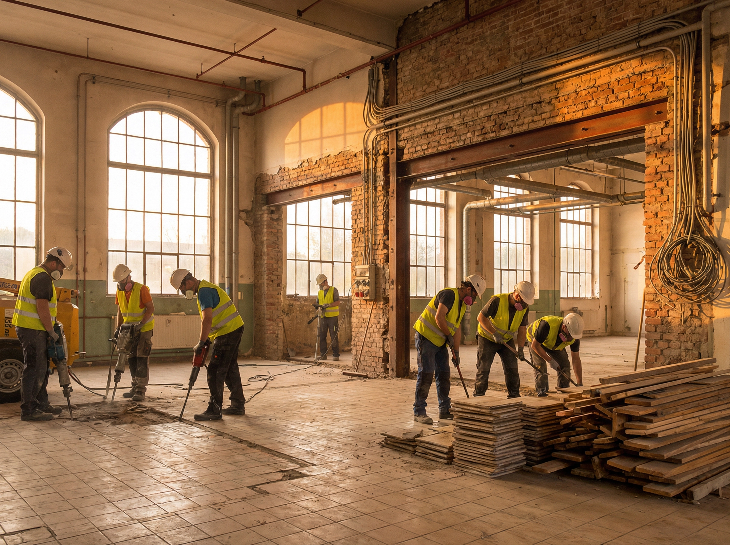 Unser Team bei der Arbeit