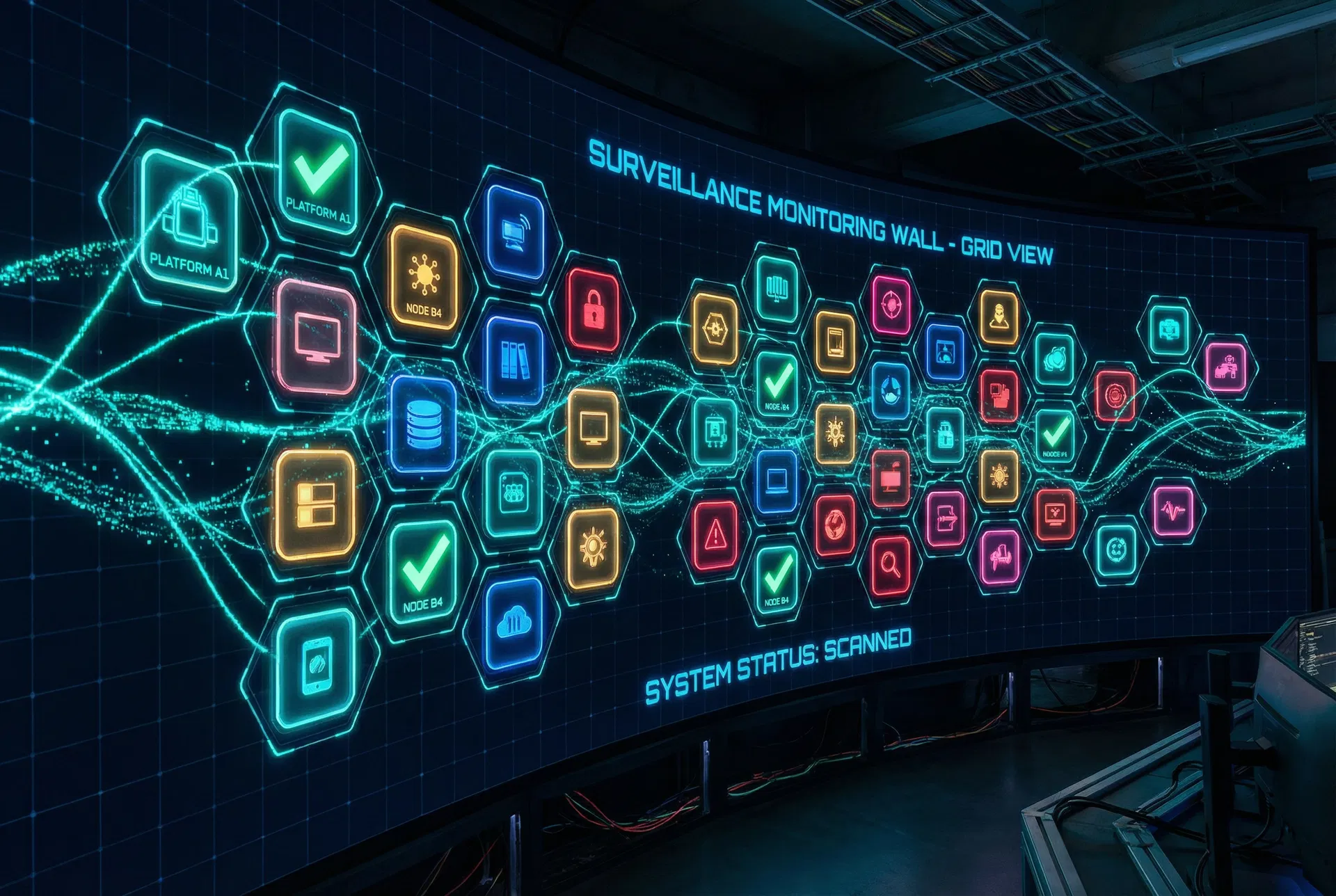 Multi-platform monitoring dashboard