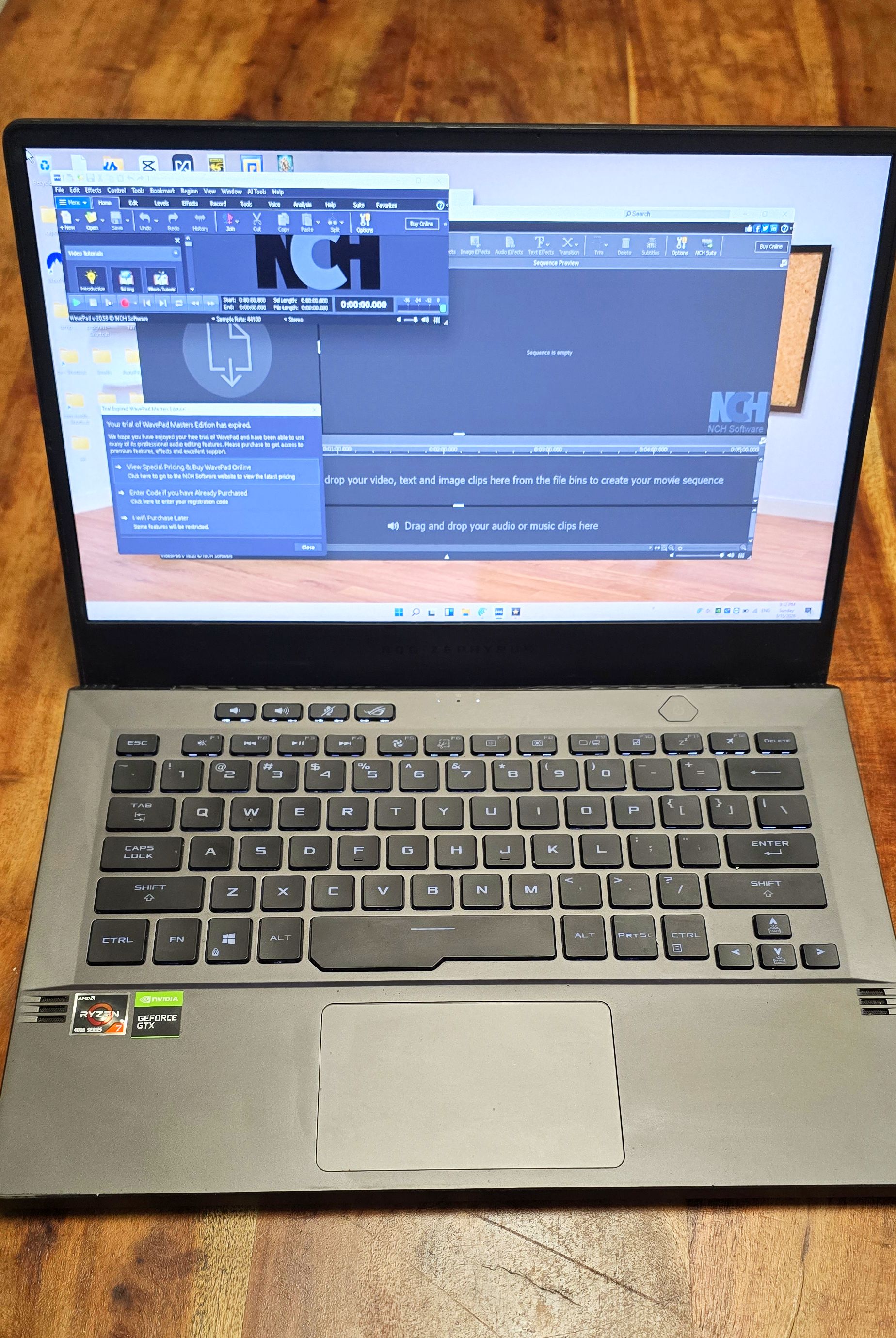 ASUS ROG Zephyrus Ryzen 7 4800HS 40GB RAM 8