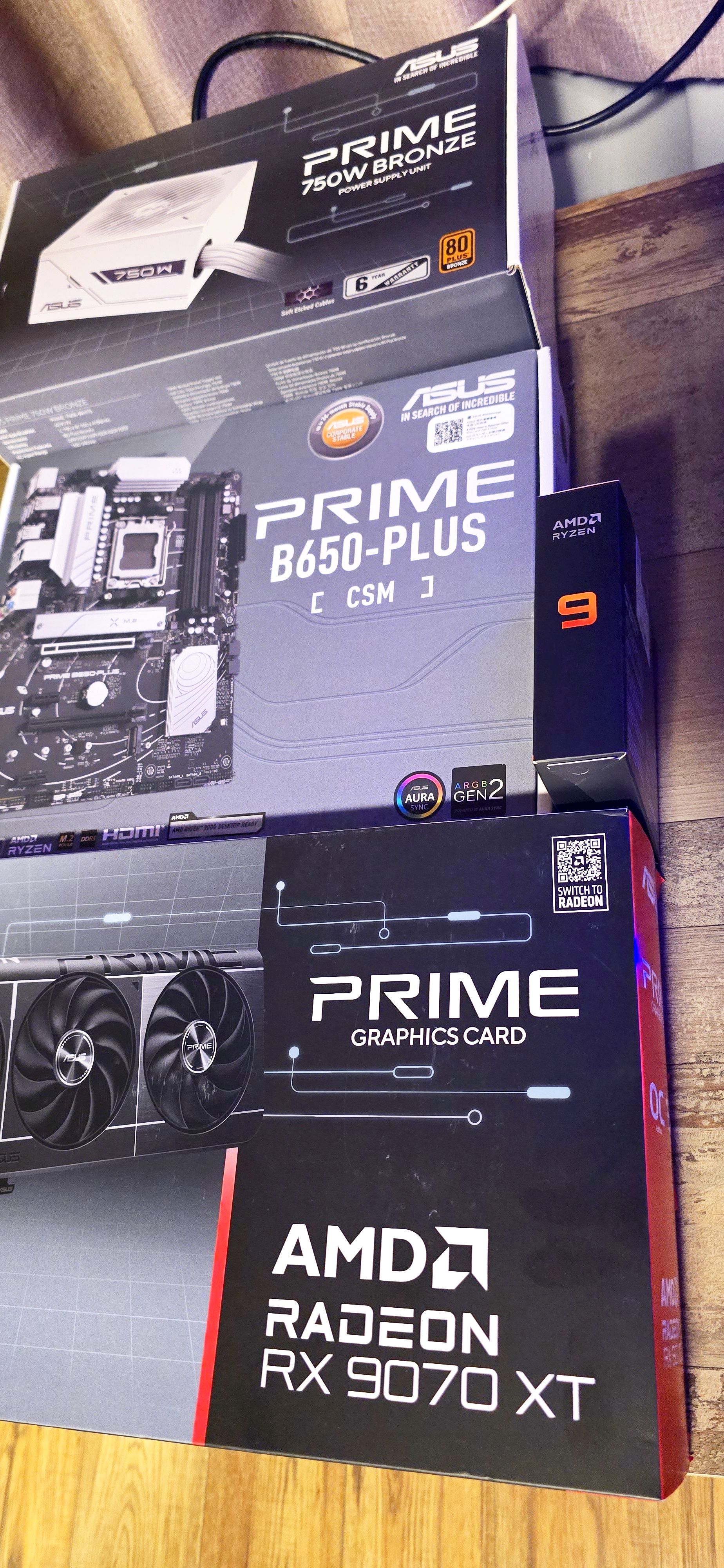 Конфигурация Ryzen 9 7900X / RX 9070 XT / 64GB DDR5 3